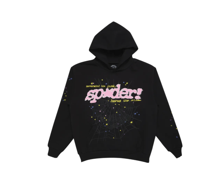 Sp5der P*nk V2 Hoodie 'Black'