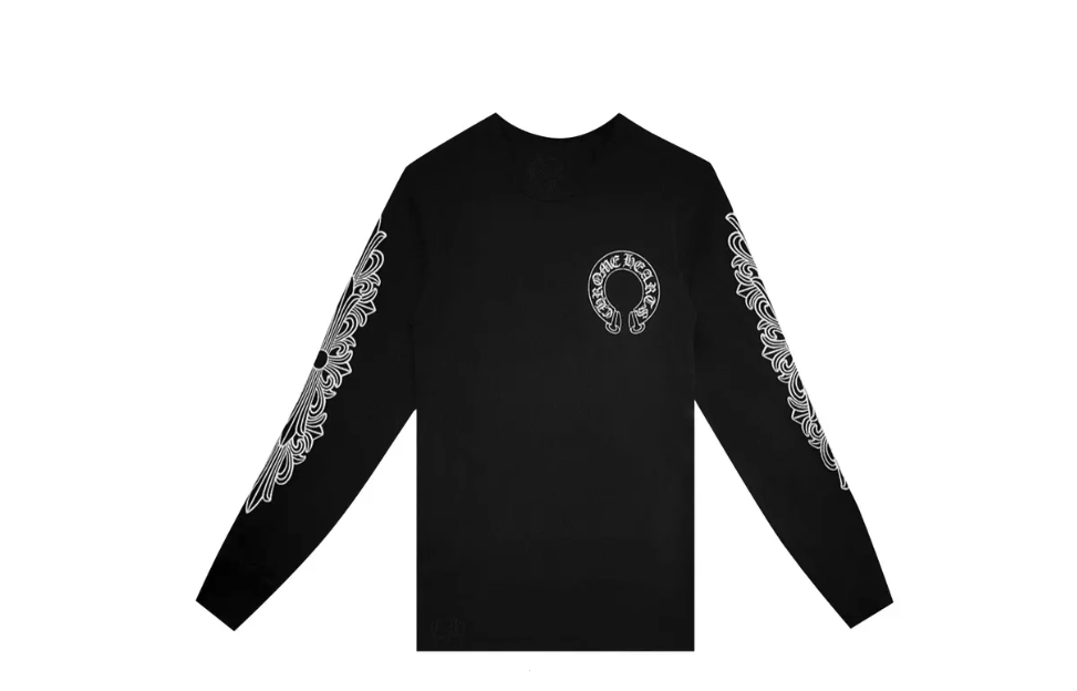 Chrome Hearts Horseshoe Thermal Waffle T-Shirt 'Black'