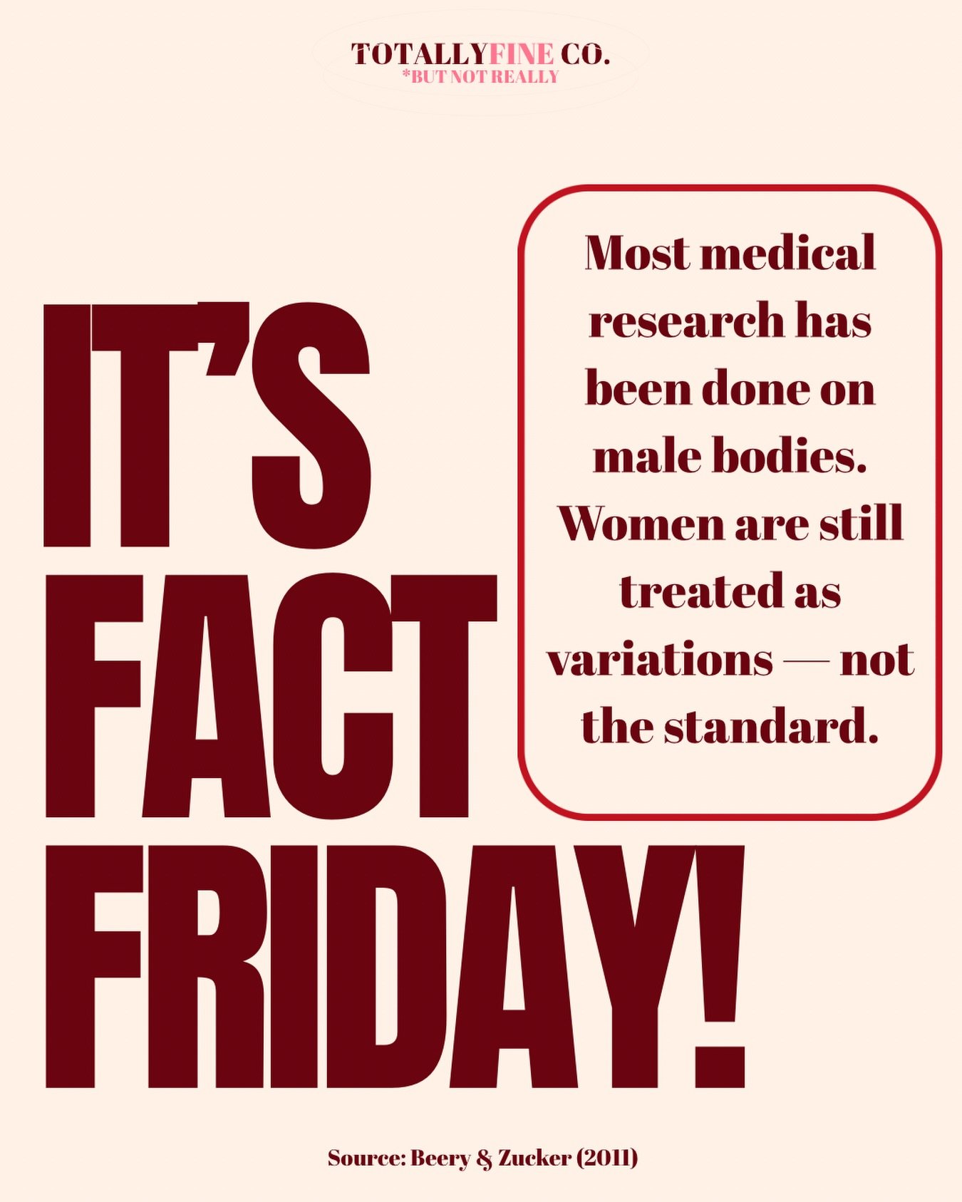 How can we expect to get proper treatment when our bodies aren&rsquo;t being researched on regularly !! 
#womanshealth #pmddawareness #pcos #chronichealth #end