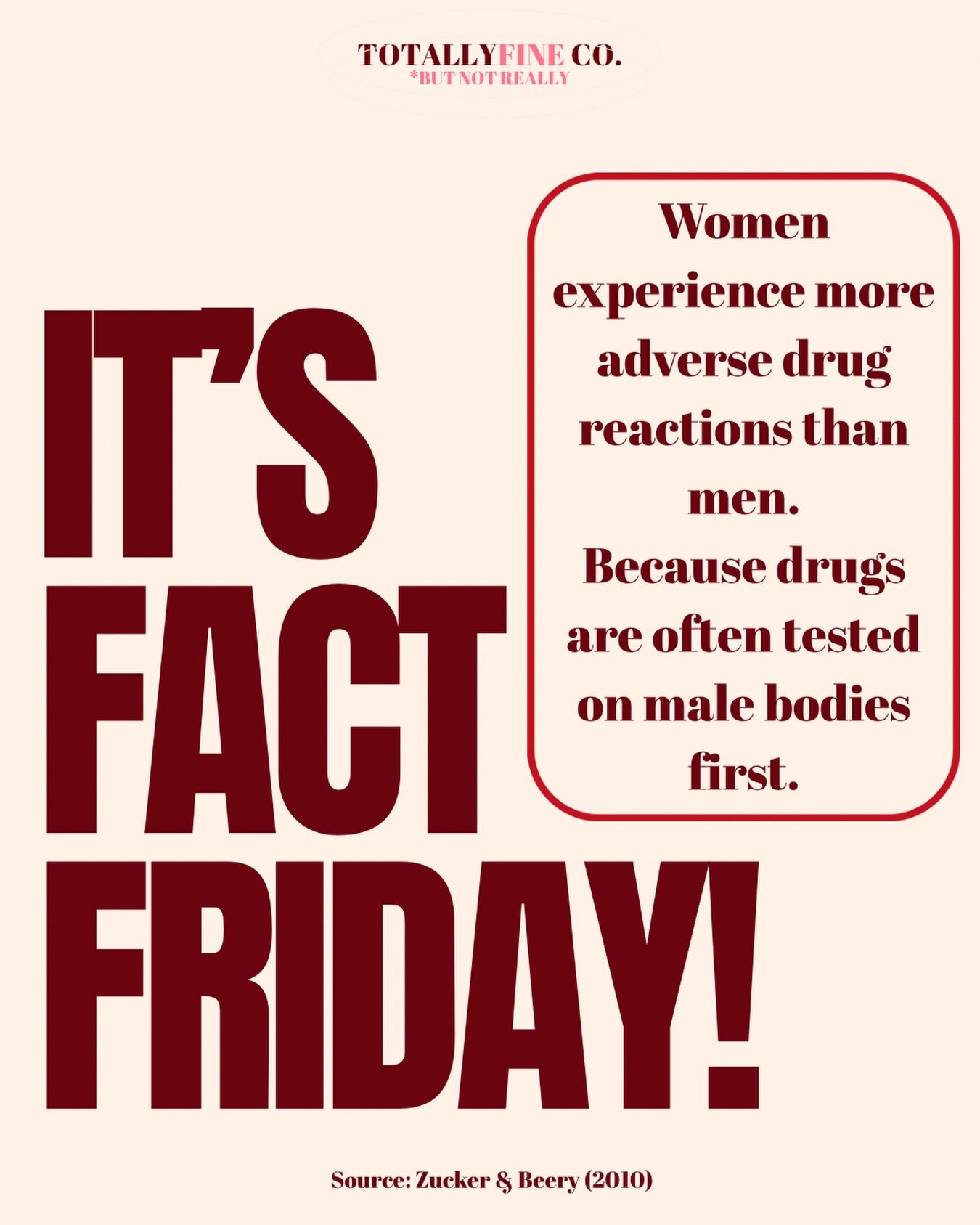 Did you know many medications were historically tested primarily on male bodies first?

Because of biological differences, women can experience different side effects, symptoms, and medication responses, yet research hasn&rsquo;t always reflected tha