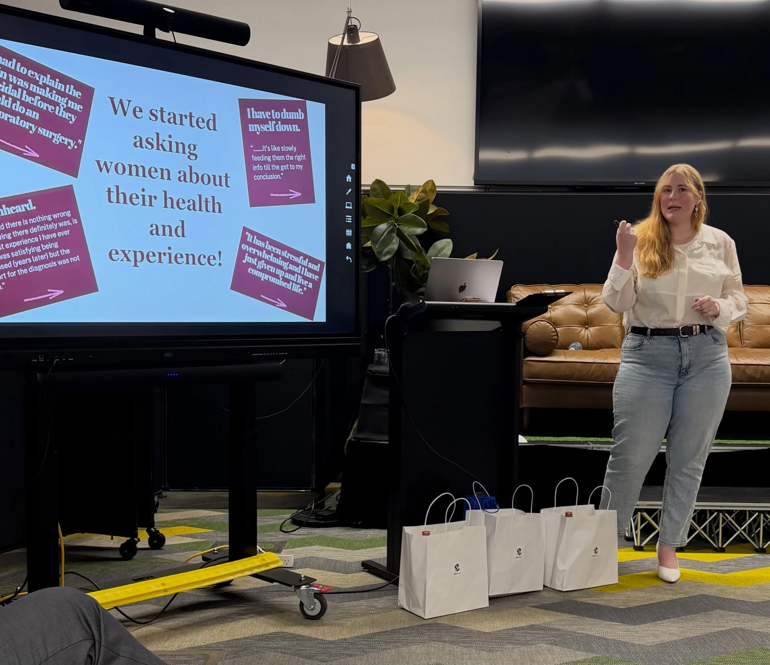 Thank you @steelchicksau for giving us the opportunity to talk about our business in front of some seriously talented women 🙌

Our co founder Jamie put her big girl pants on and spoke in front of the room - be scared do it anyway! 
#womensuportingwo