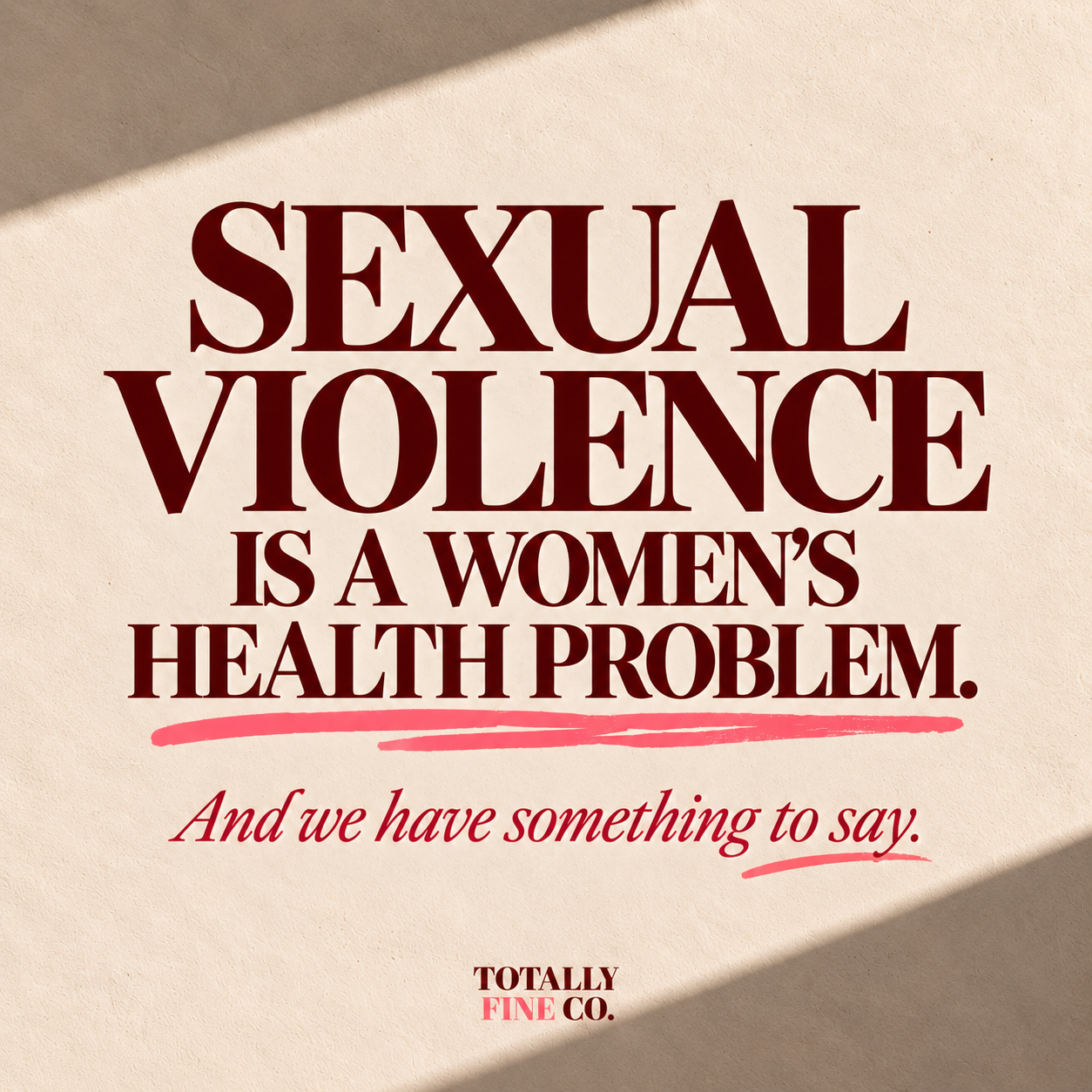 Sexual Violence is a womens health problem .png