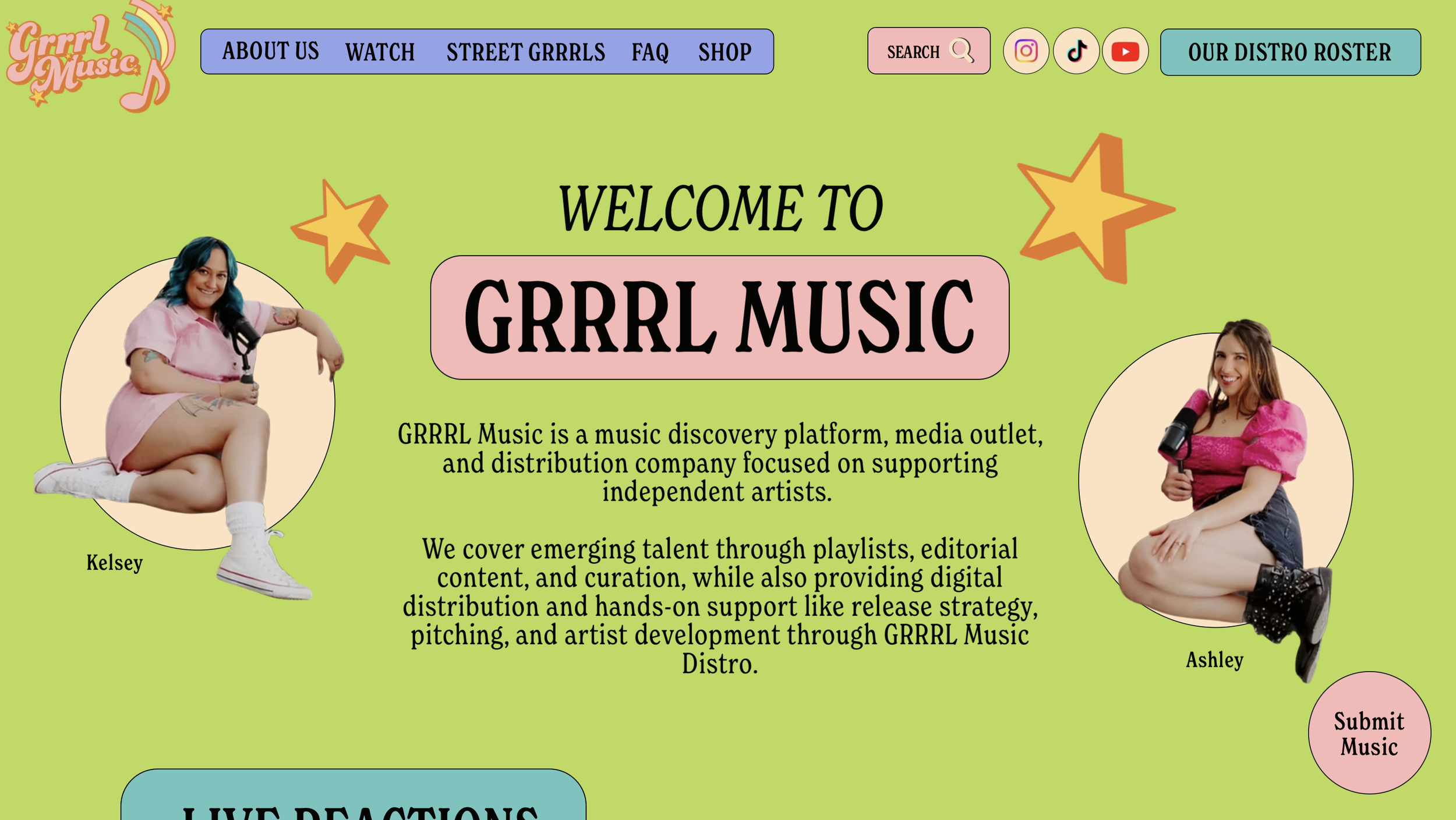 Artist Platform Content Strategy