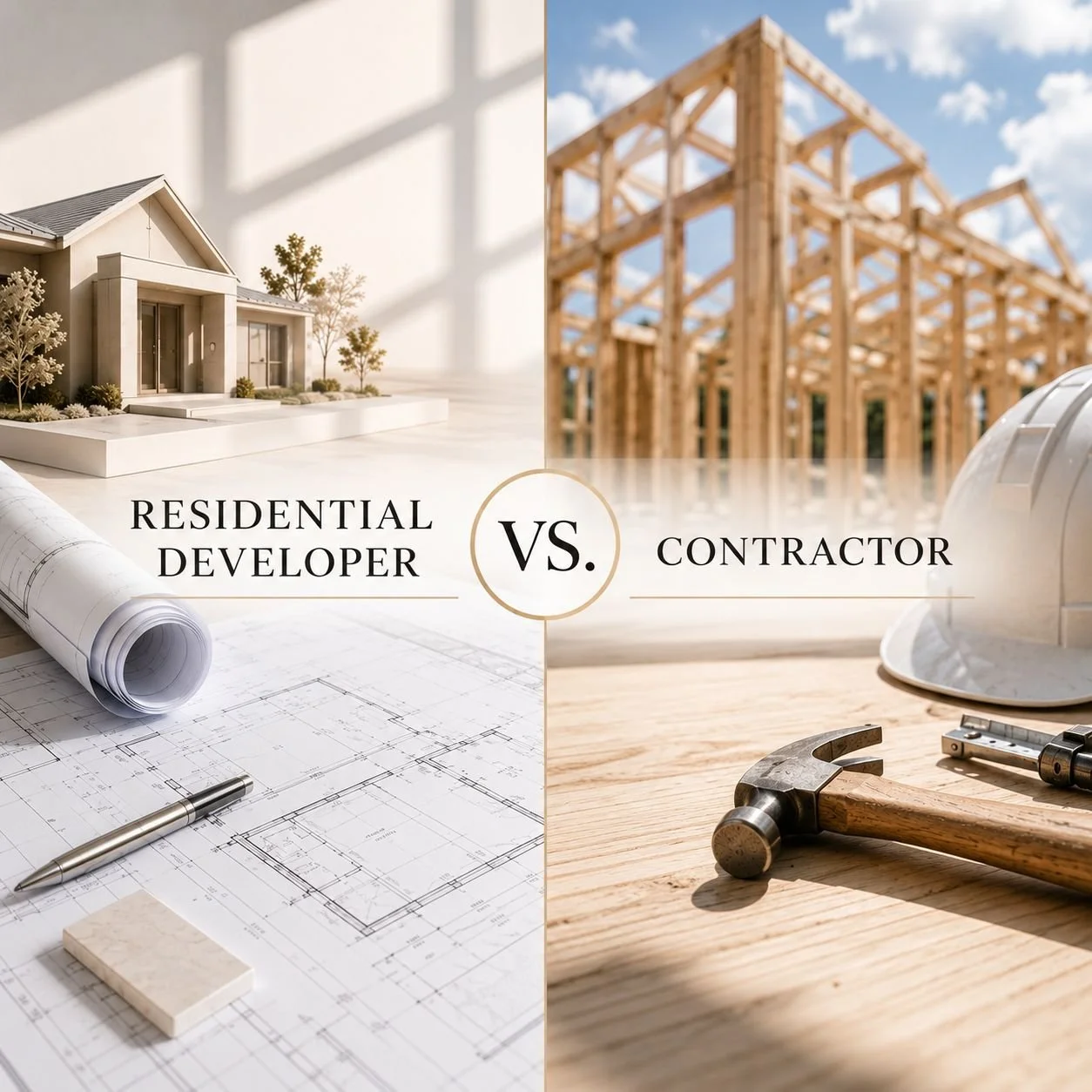 Contractor vs Residential Developer: The Difference That Decides Your Project 