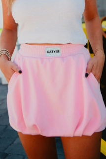 Pink Mini Bubble Skirt