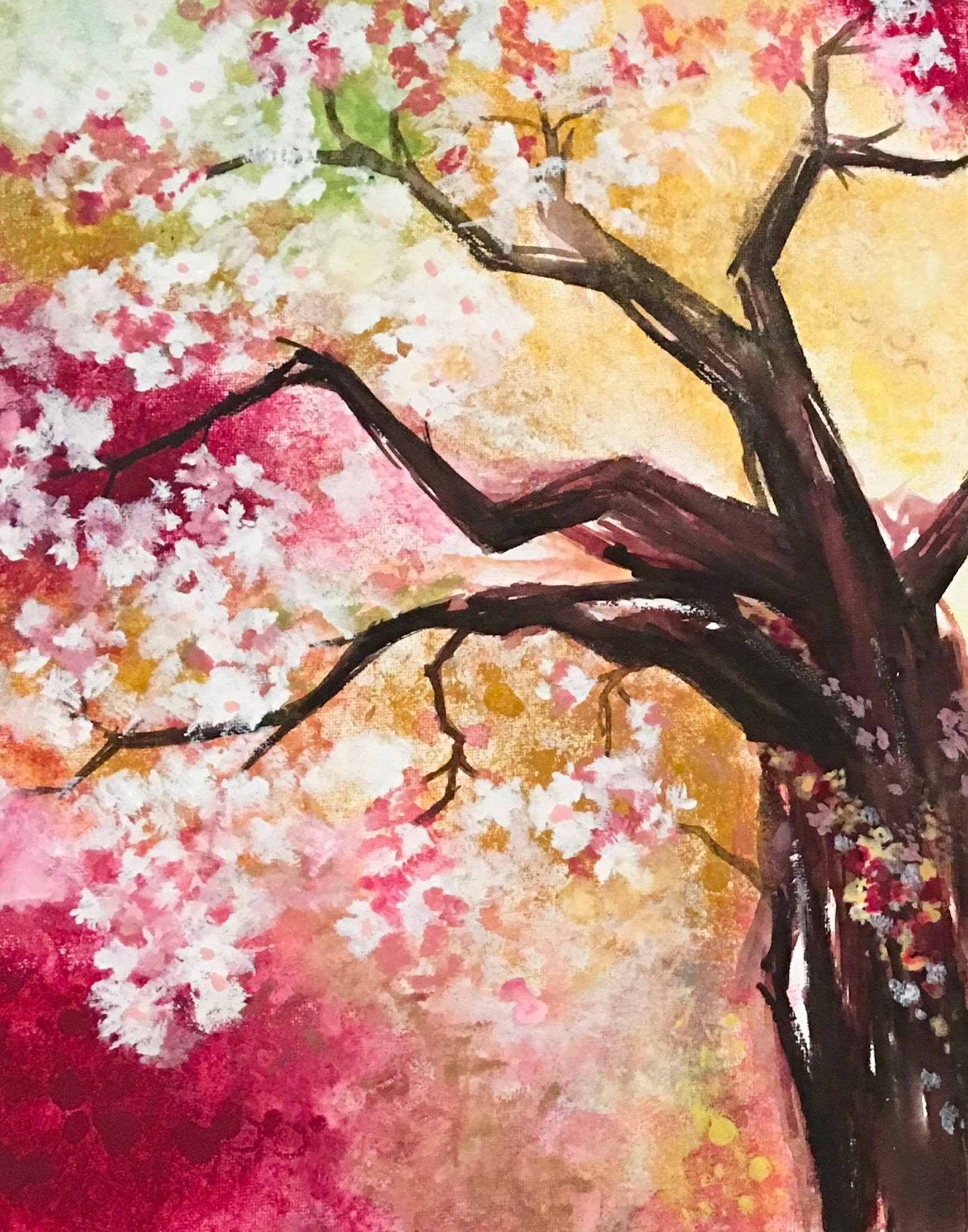 gouache, canvas, 9×12in