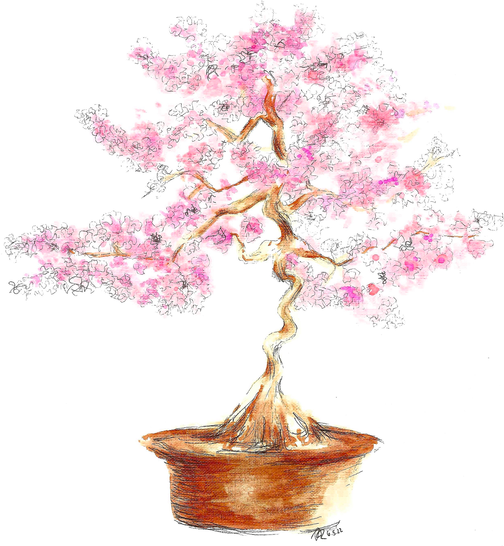 copic marker, canvas paper, 9x12in