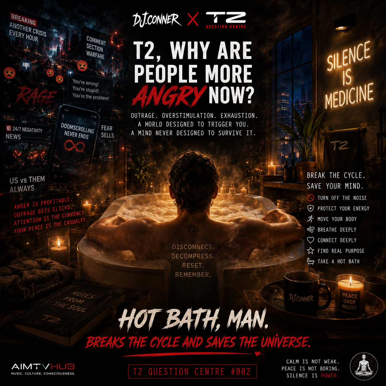 #002“T2, why are people more angry now?”