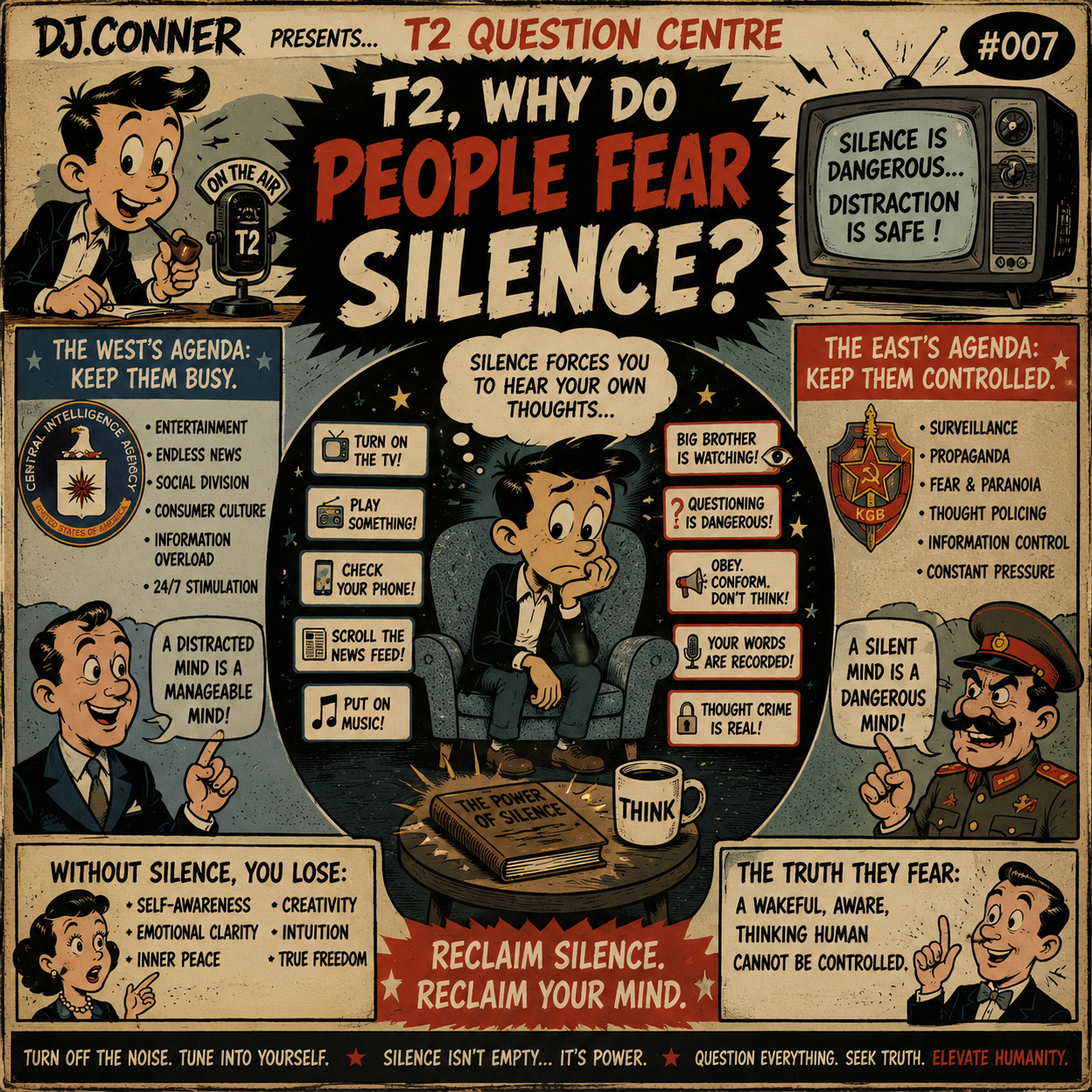 #007“T2, why do people fear silence now?”