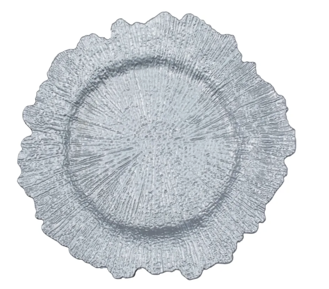 Silver Elegance Charger Plate