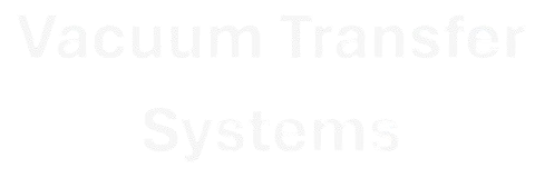 Text reading 'Vacuum Transfer Systems' on a black background.