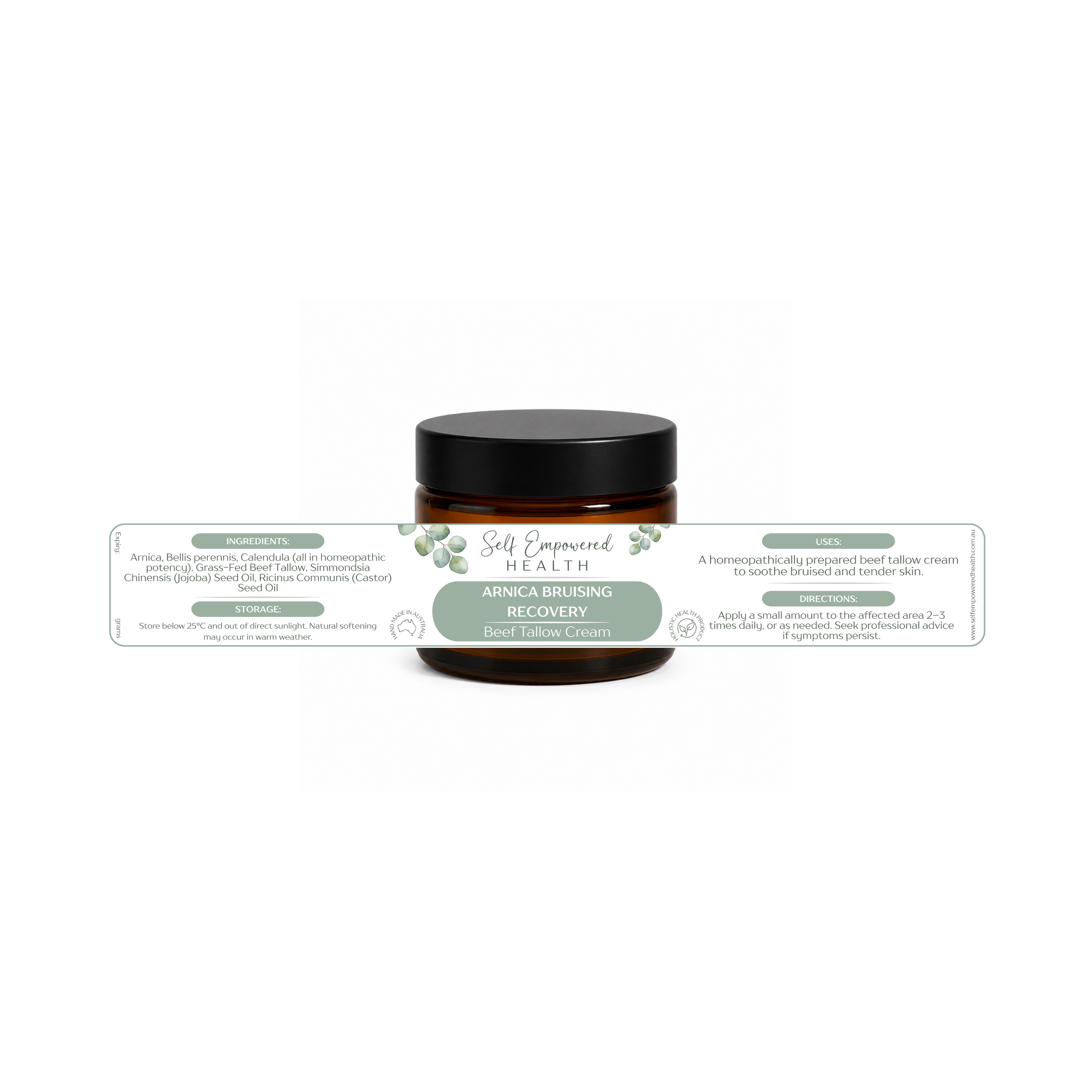 Arnica Bruising Recovery - Organic Beef Tallow