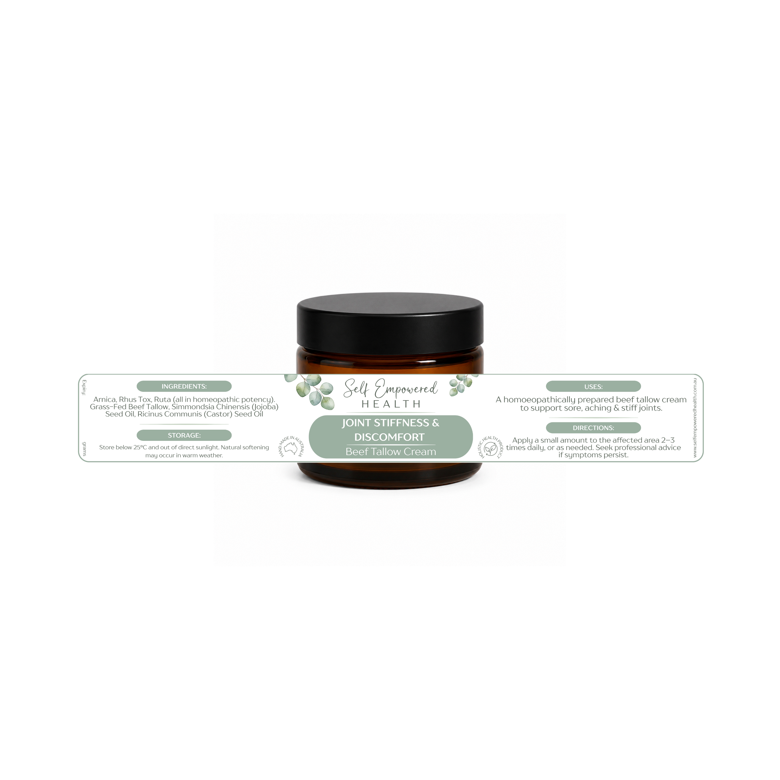 Joint Stiffness & Discomfort - Organic Beef Tallow