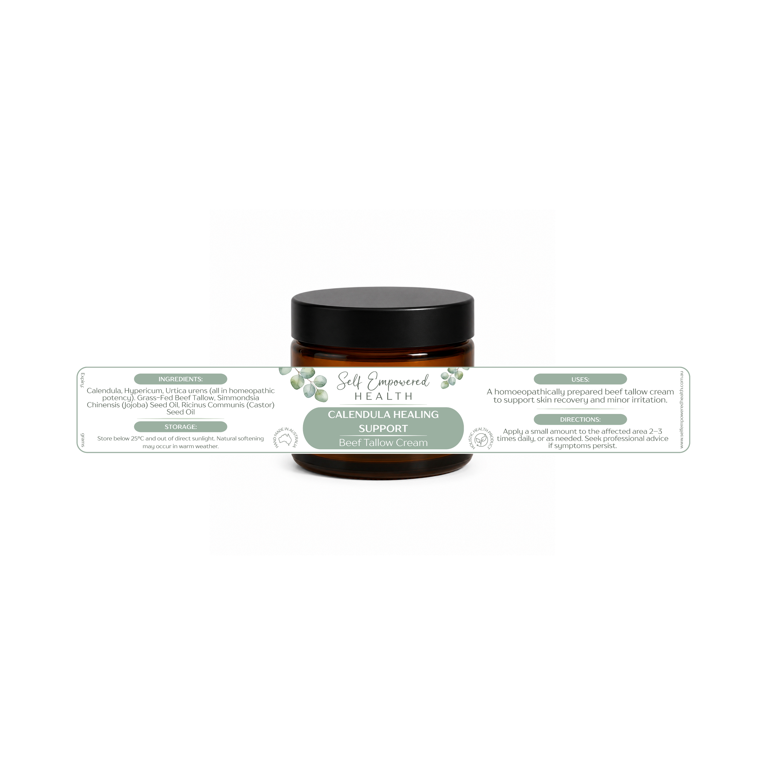 Calendula Healing Support - Organic Beef Tallow
