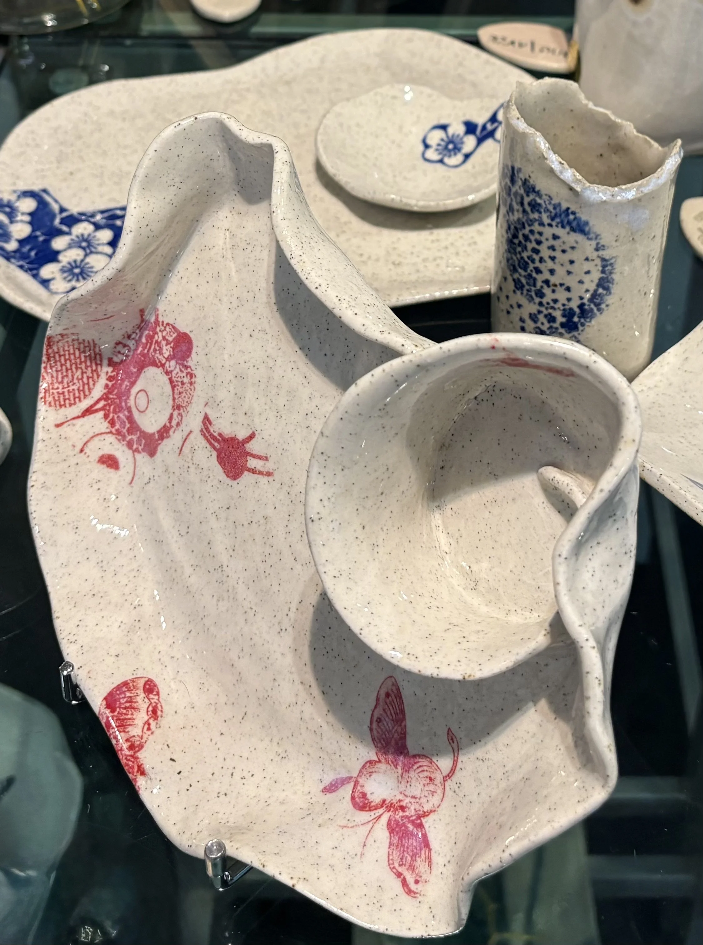 Funky Chip N Dip Bowl $50 - Why not book a workshop instead?