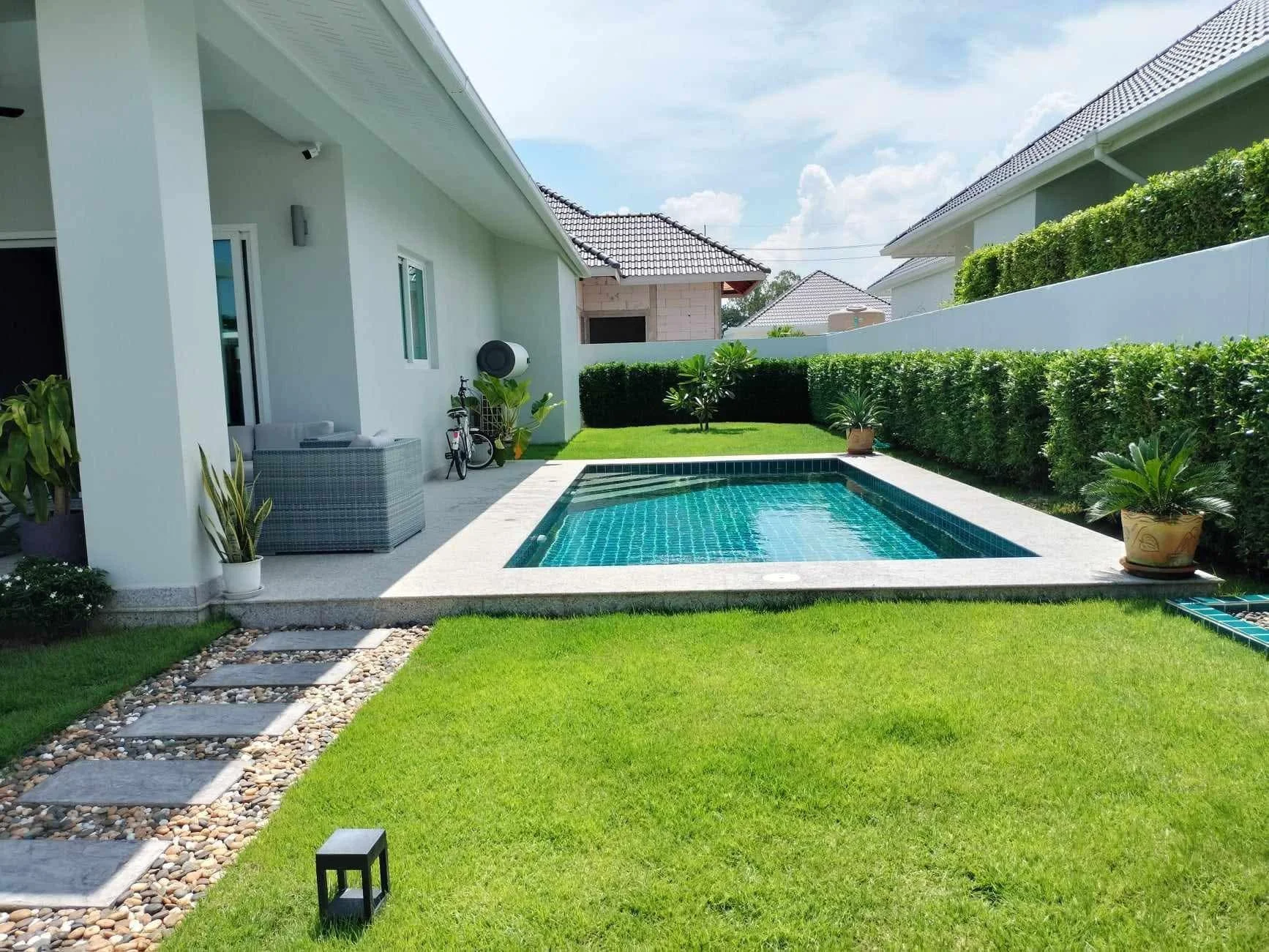 The Eco-Green Oasis: 2BR Solar-Powered Villa