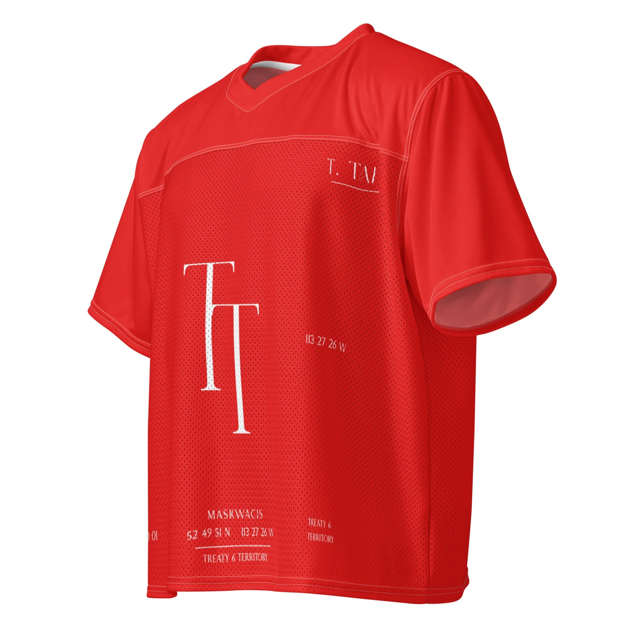 LIMITED - Treaty 6/Studio 01/Fire Red - Boxy Jersey