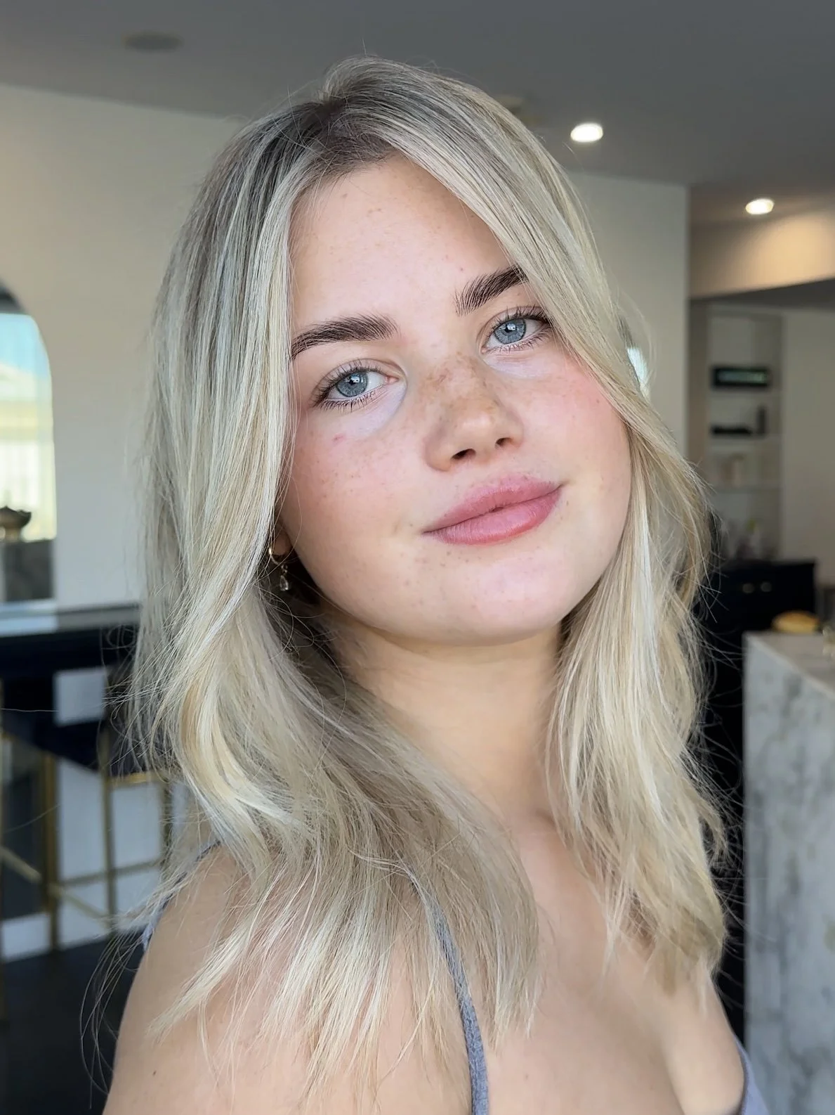 West Coast Blonde, lived-in blonde by Enya O’Brieb Hair, Scarborough Hairdresser, Perth.