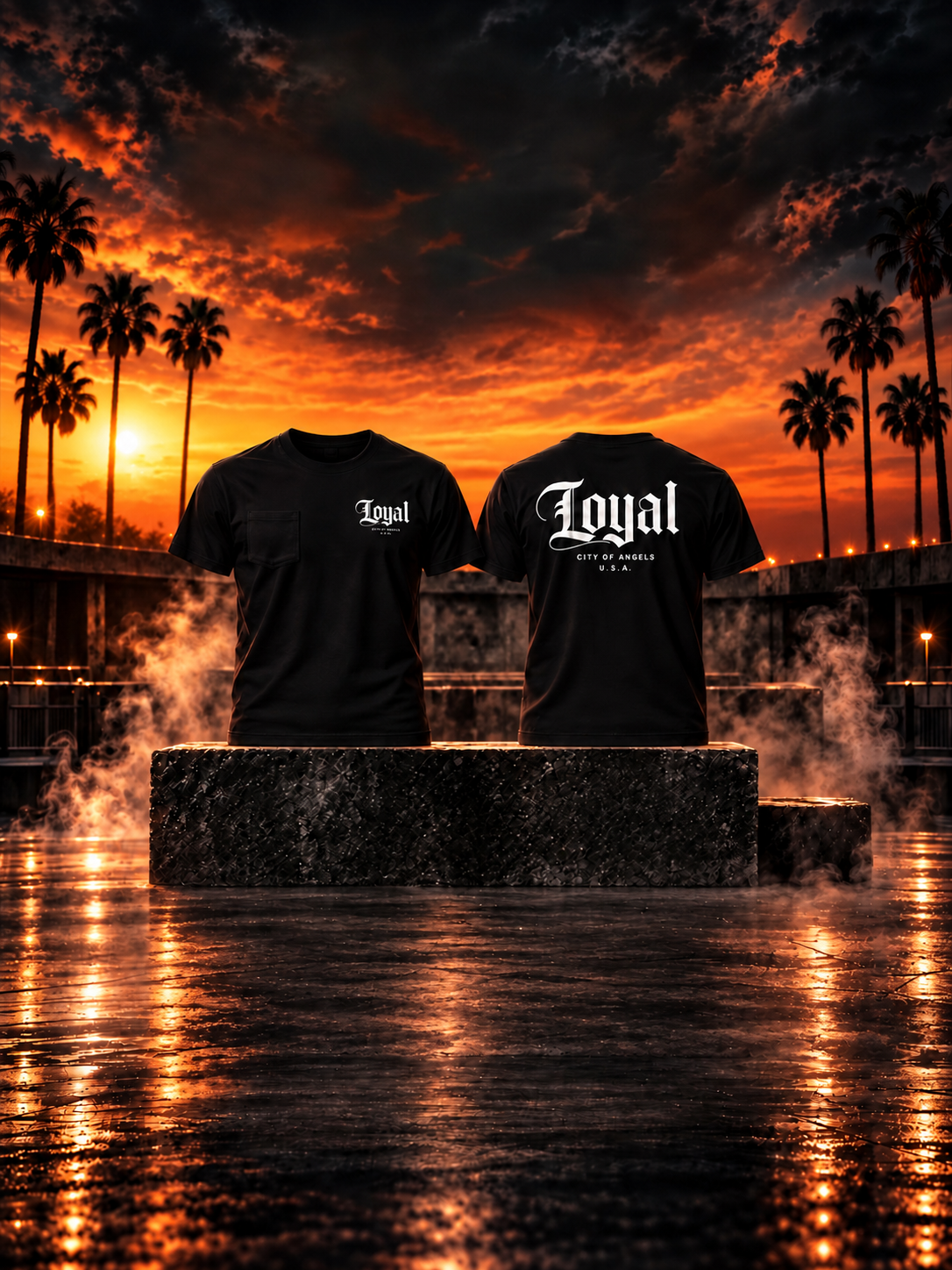 Loyal Black Pocket Tee