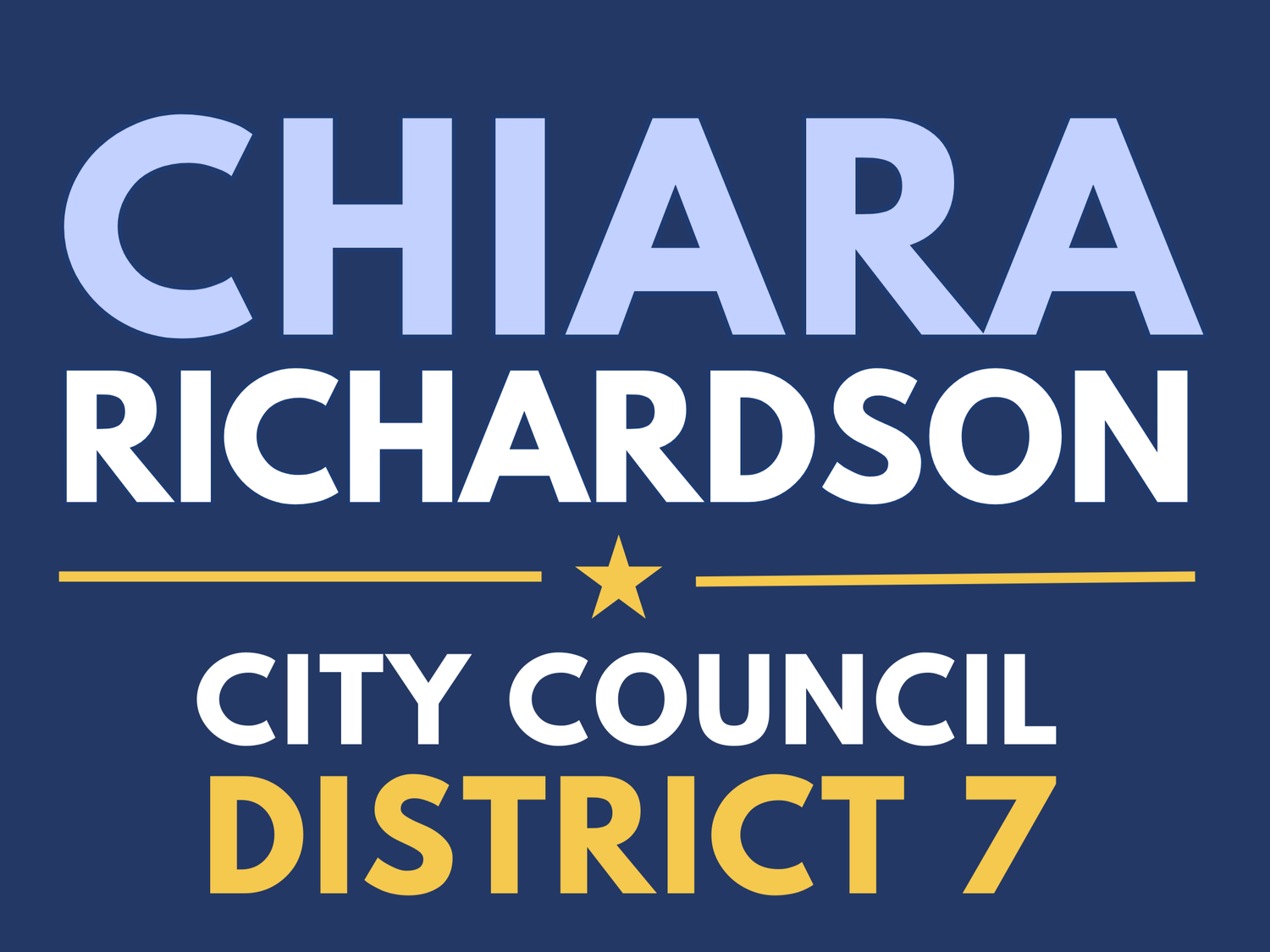 CHIARA FOR DISTRICT 7