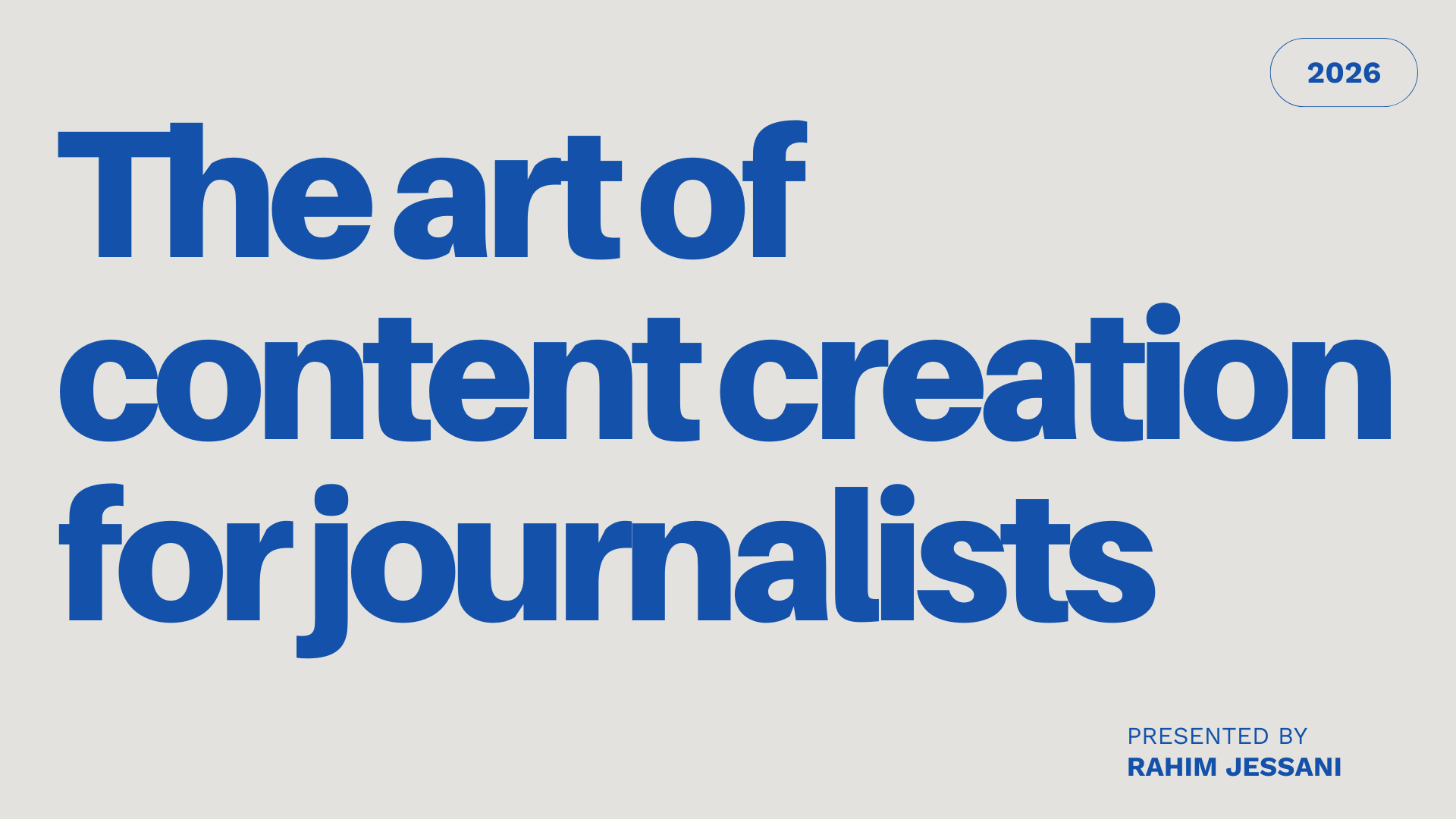 WORKSHOP: How to Make Social-First Videos That Reach New Audiences