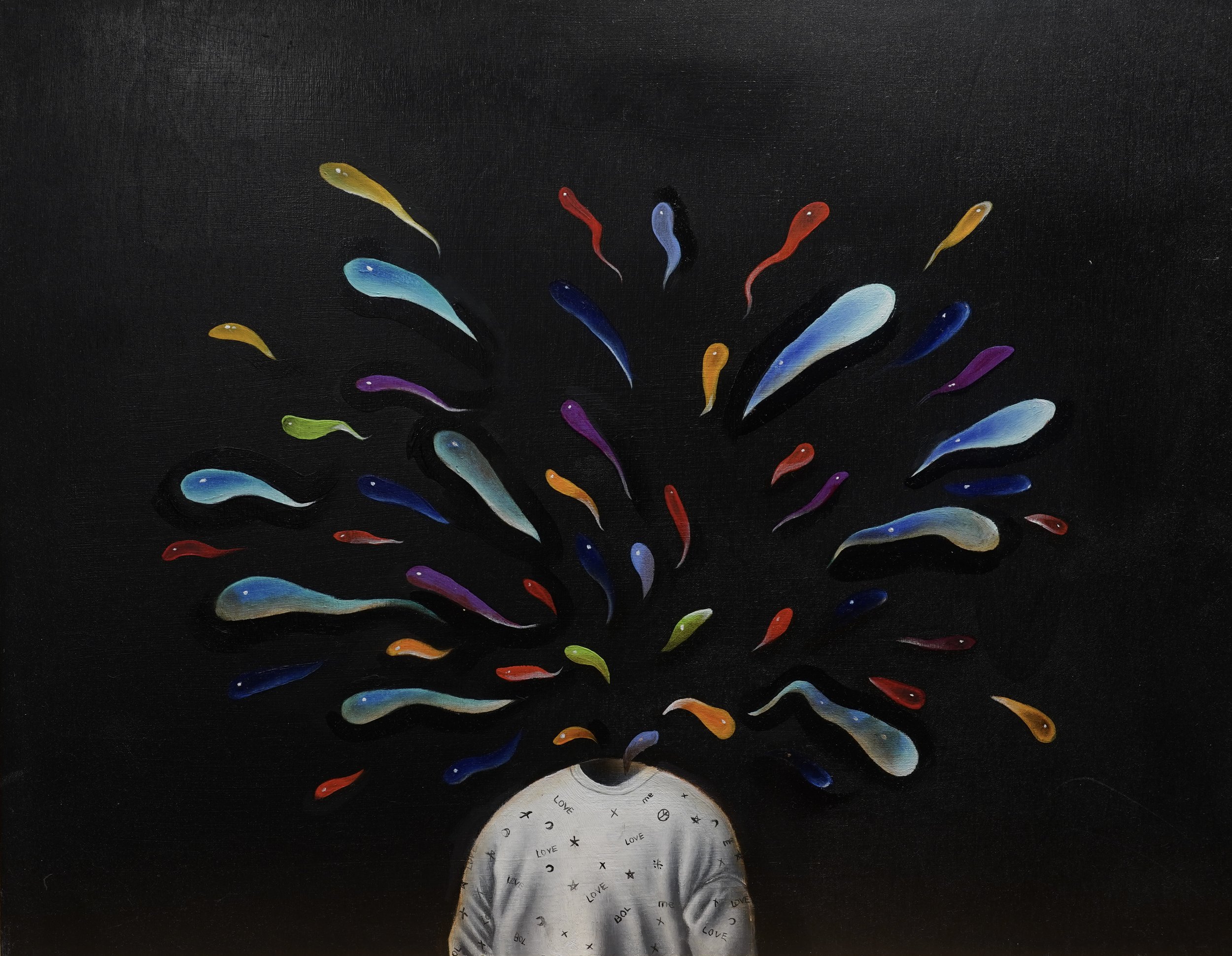 Enlightenment, 
Oil on panel, 2025
Size: 16 x 18 inch