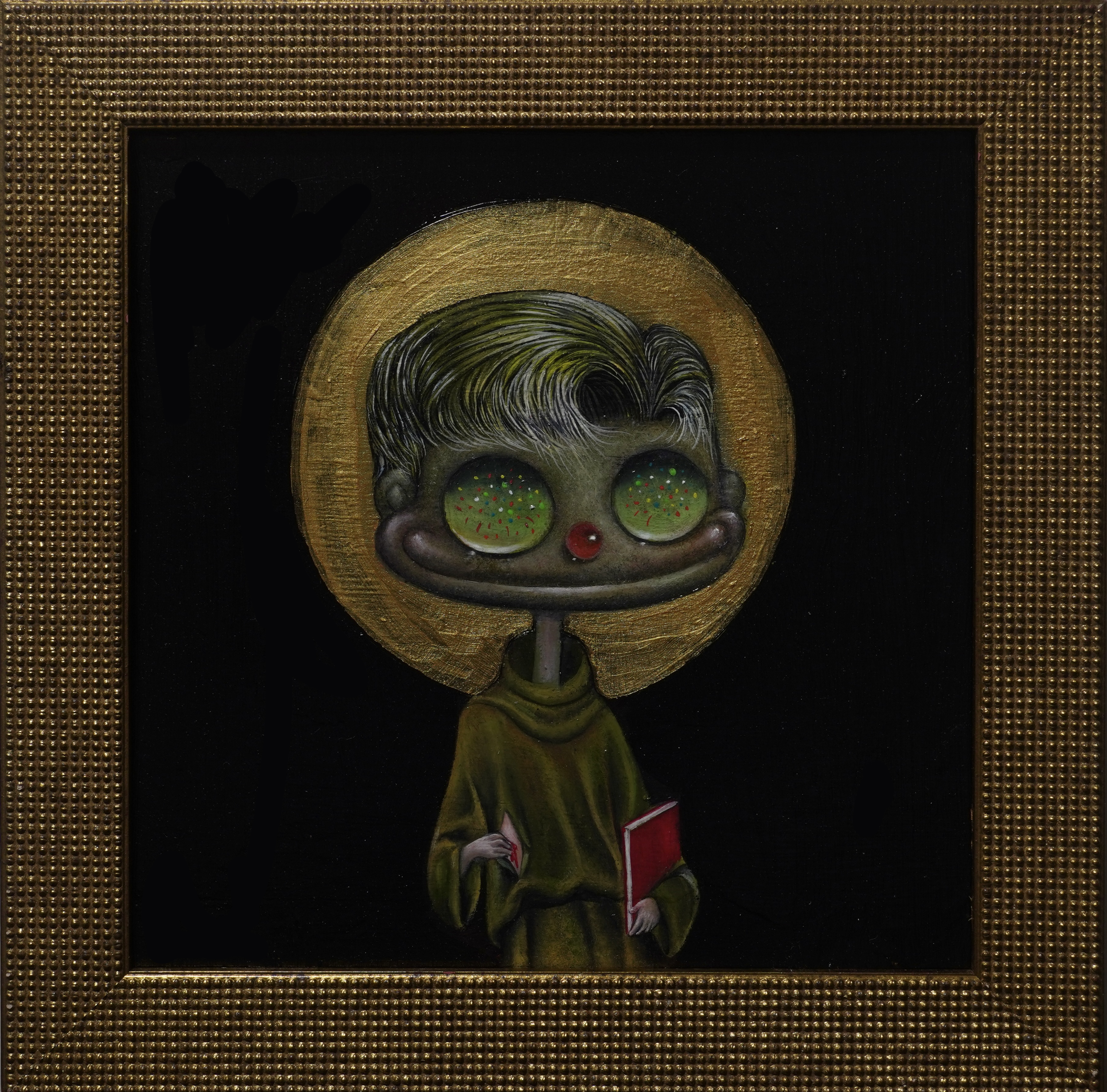 Made So We Can Believe       2023. Oil on Wood