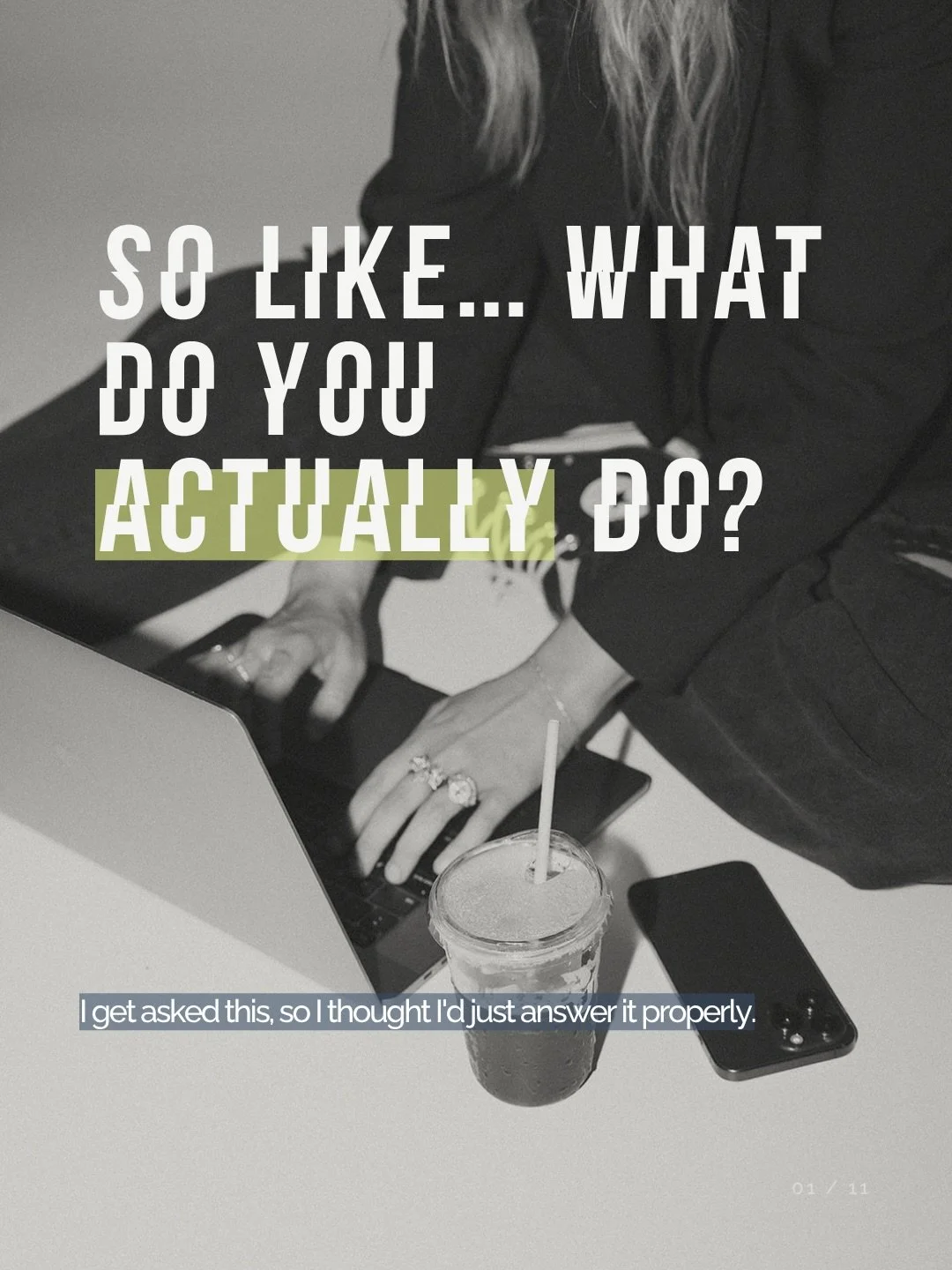 Everyone assumes marketing means posting to socials, and posting is part of it, but there&rsquo;s so many more parts that nobody ever talks about and a lot of the time, they&rsquo;re the ones that drive the $$ to your bottom line.⁠
⁠
The other thing 