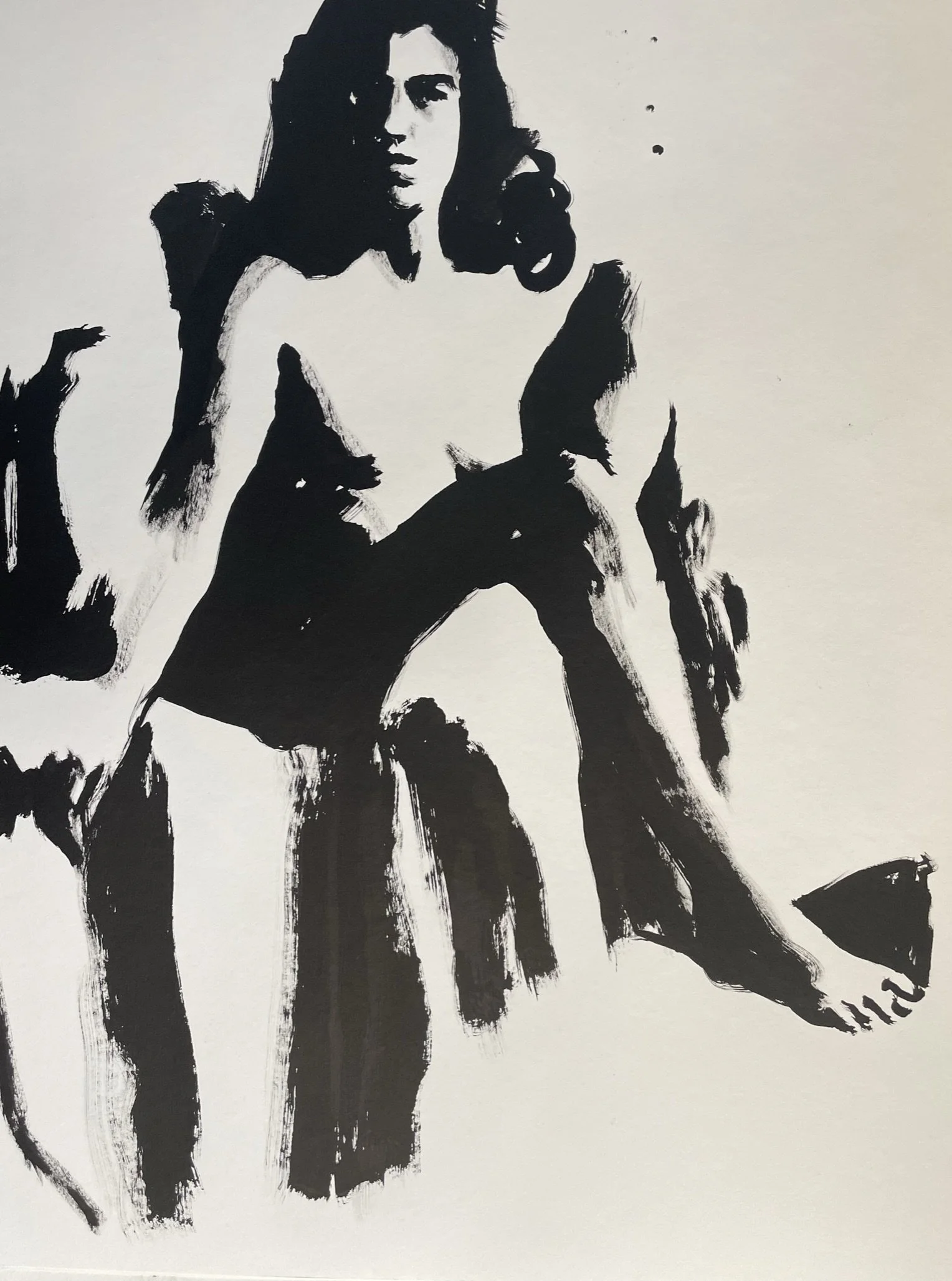 Figure Seated on Sofa