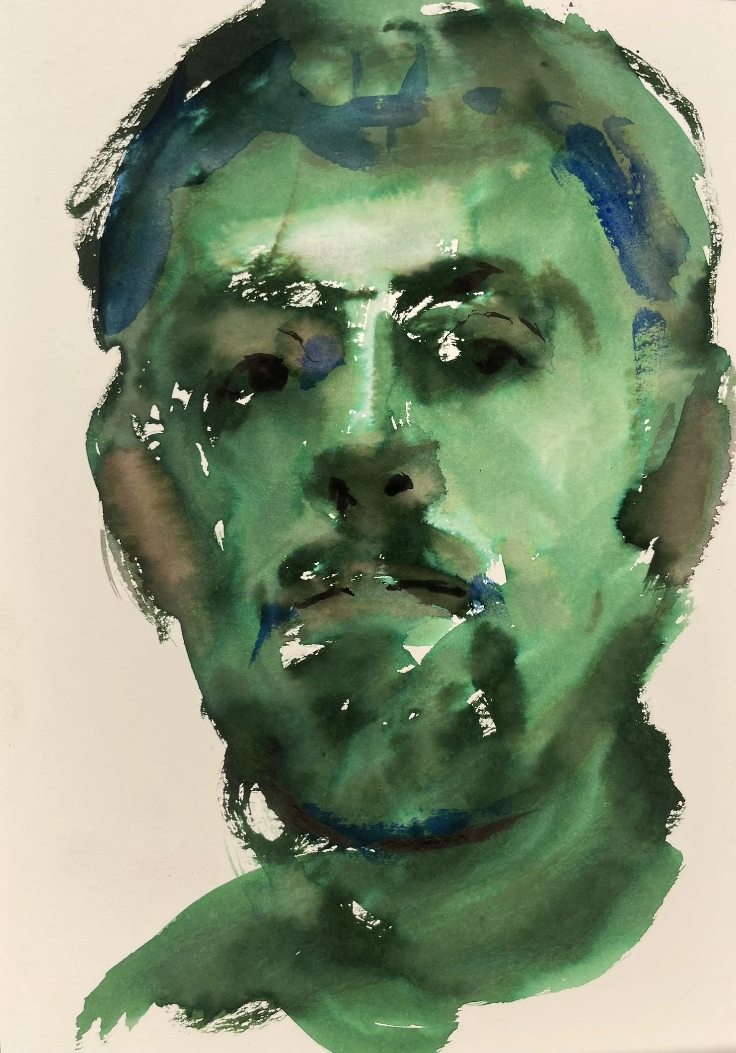 Green Portrait Study