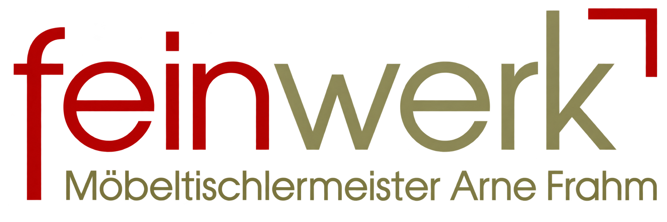 Feinwerk Logo - Arne Frahm Möbeltischlermeister