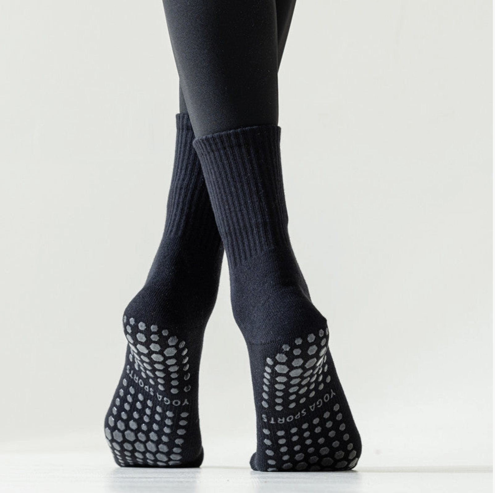 Black grip socks