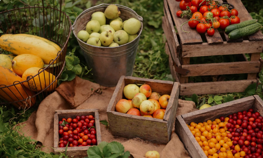 Pick Your Own Seasonal Organic Produce! 🍅🥬🍎