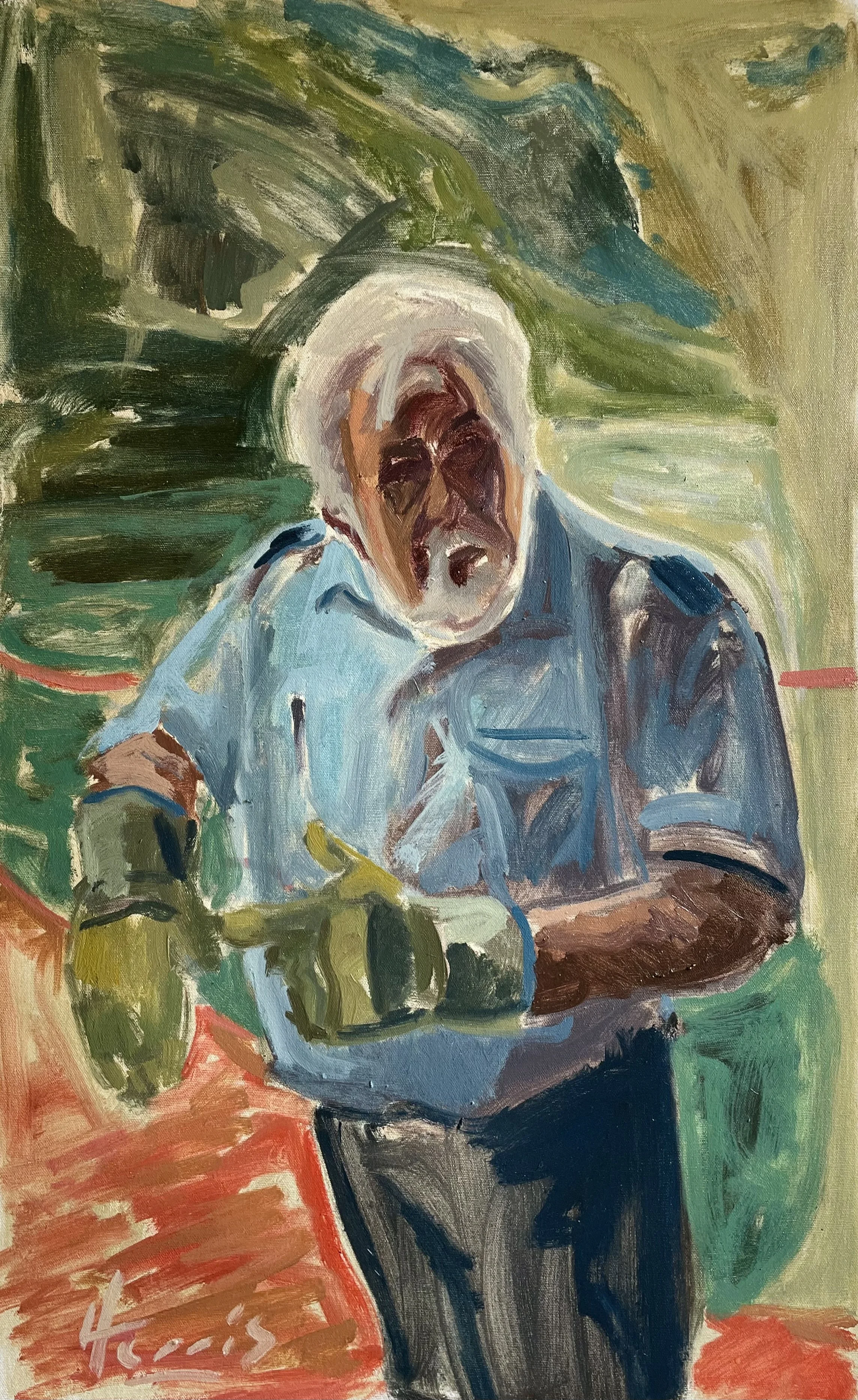THE FERRYMAN (50X80cm)