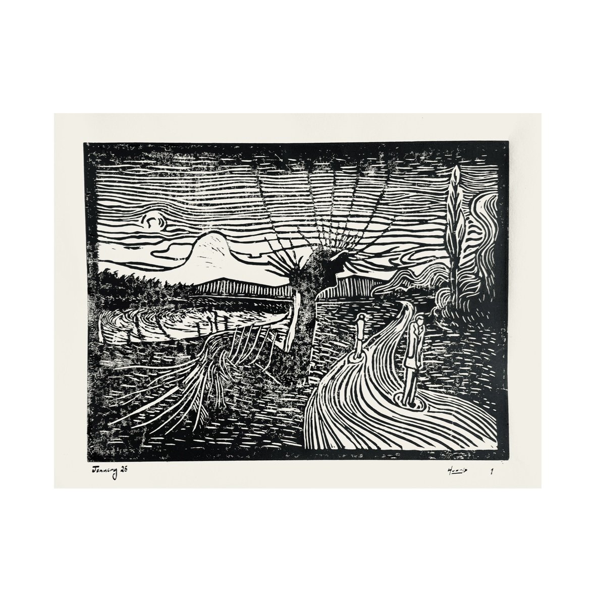 Lino print 1