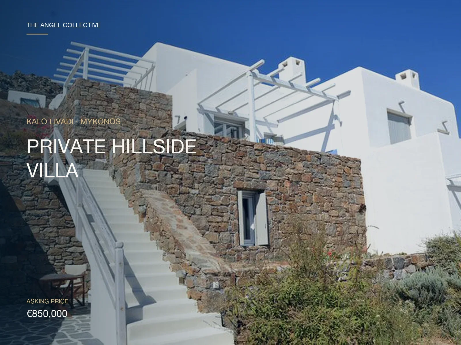 kalo livadi private hillside villa