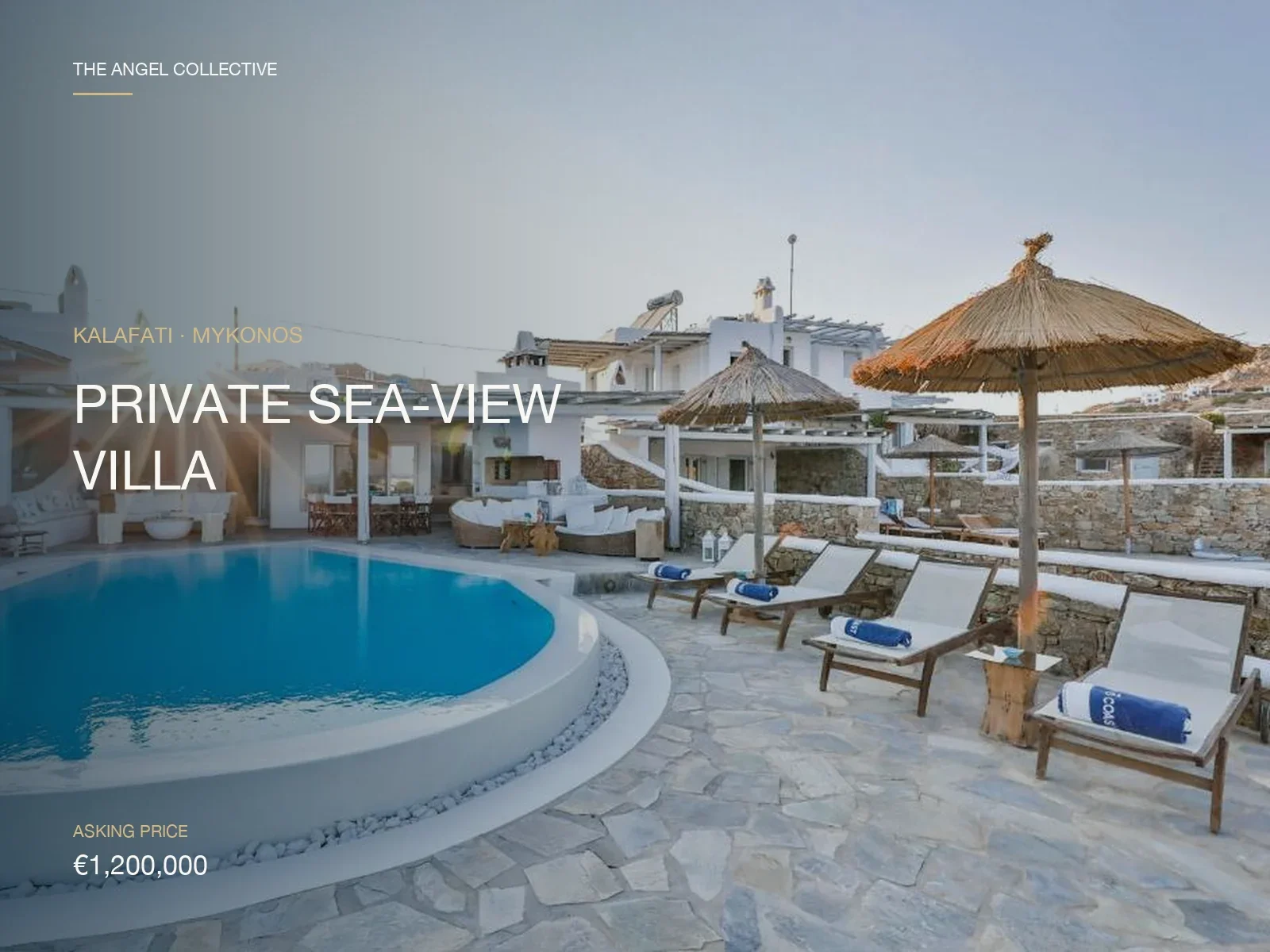 kalafati private sea view villa