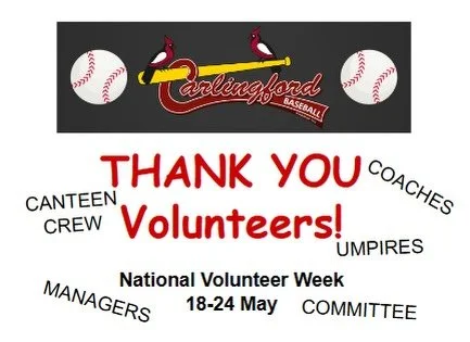 To all the volunteers that make our baseball world go round- Thank you! 🤩