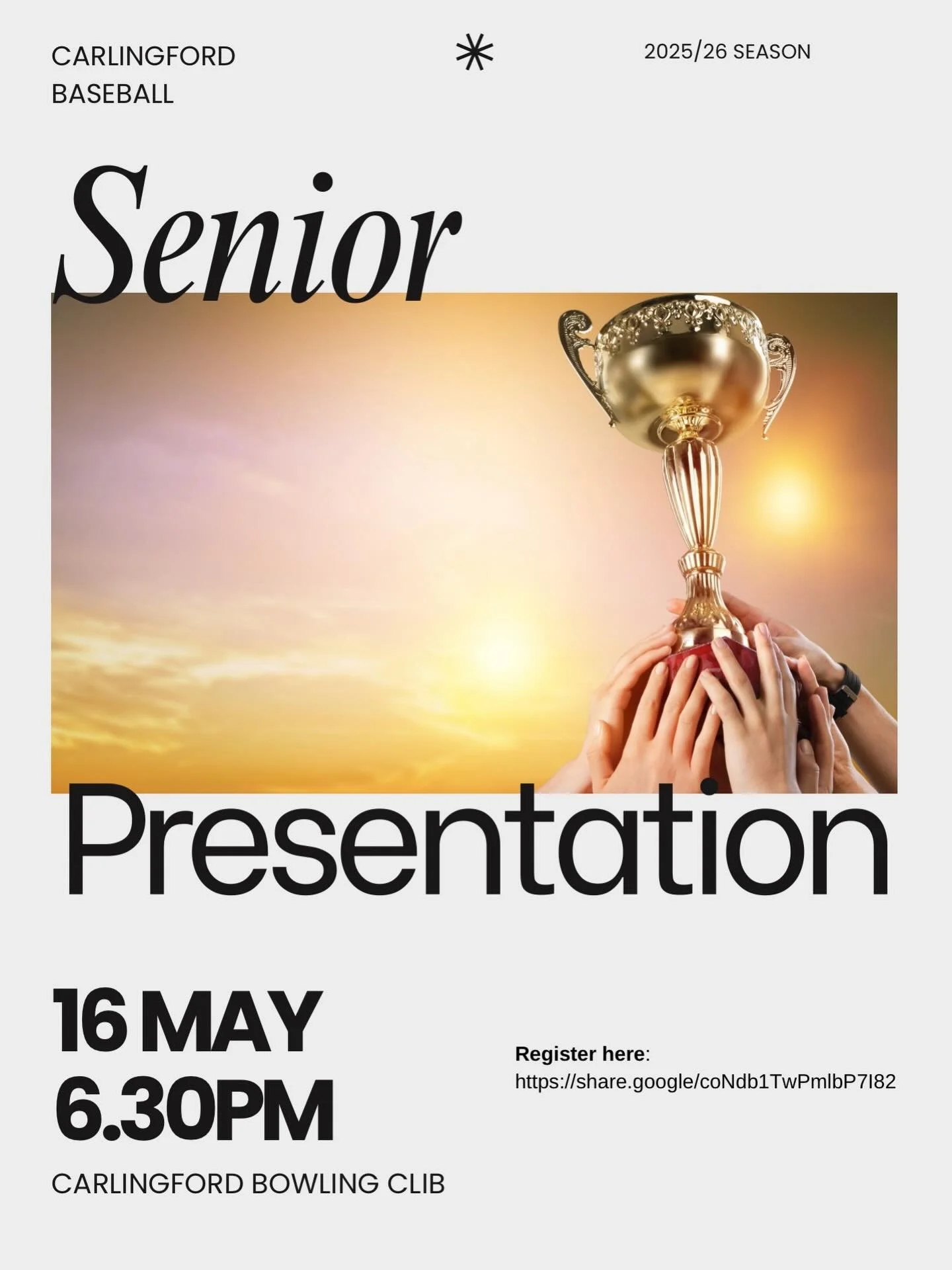 ONE WEEK TO GO &hellip; Carlo seniors register for the seniors presentation night next Saturday here https://share.google/coNdb1TwPmlbP7I82
