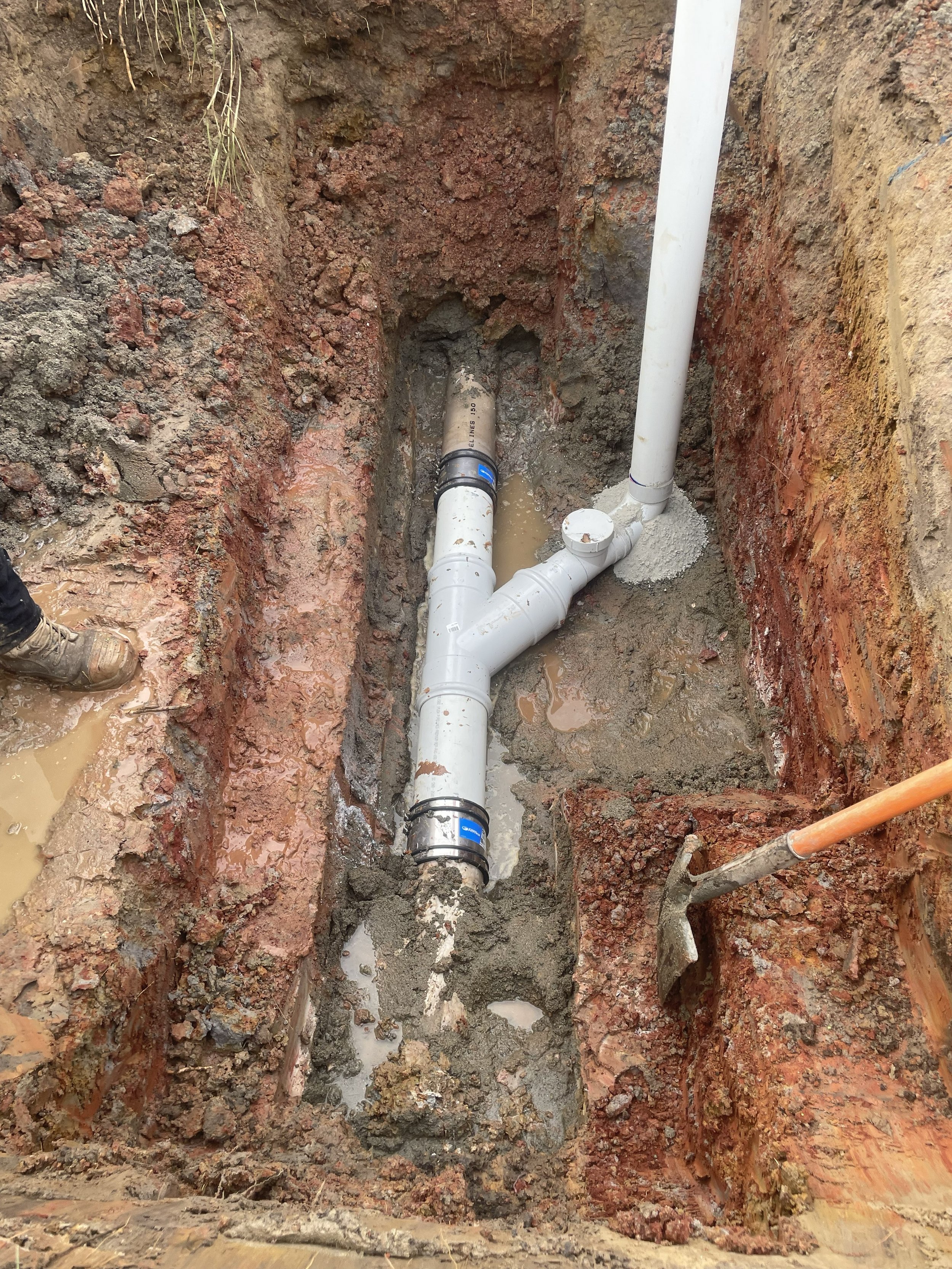 Installation and Connection to Sewer Main 