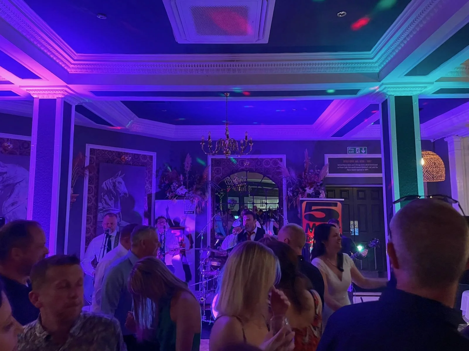 5 Man Down at a Wedding Reception