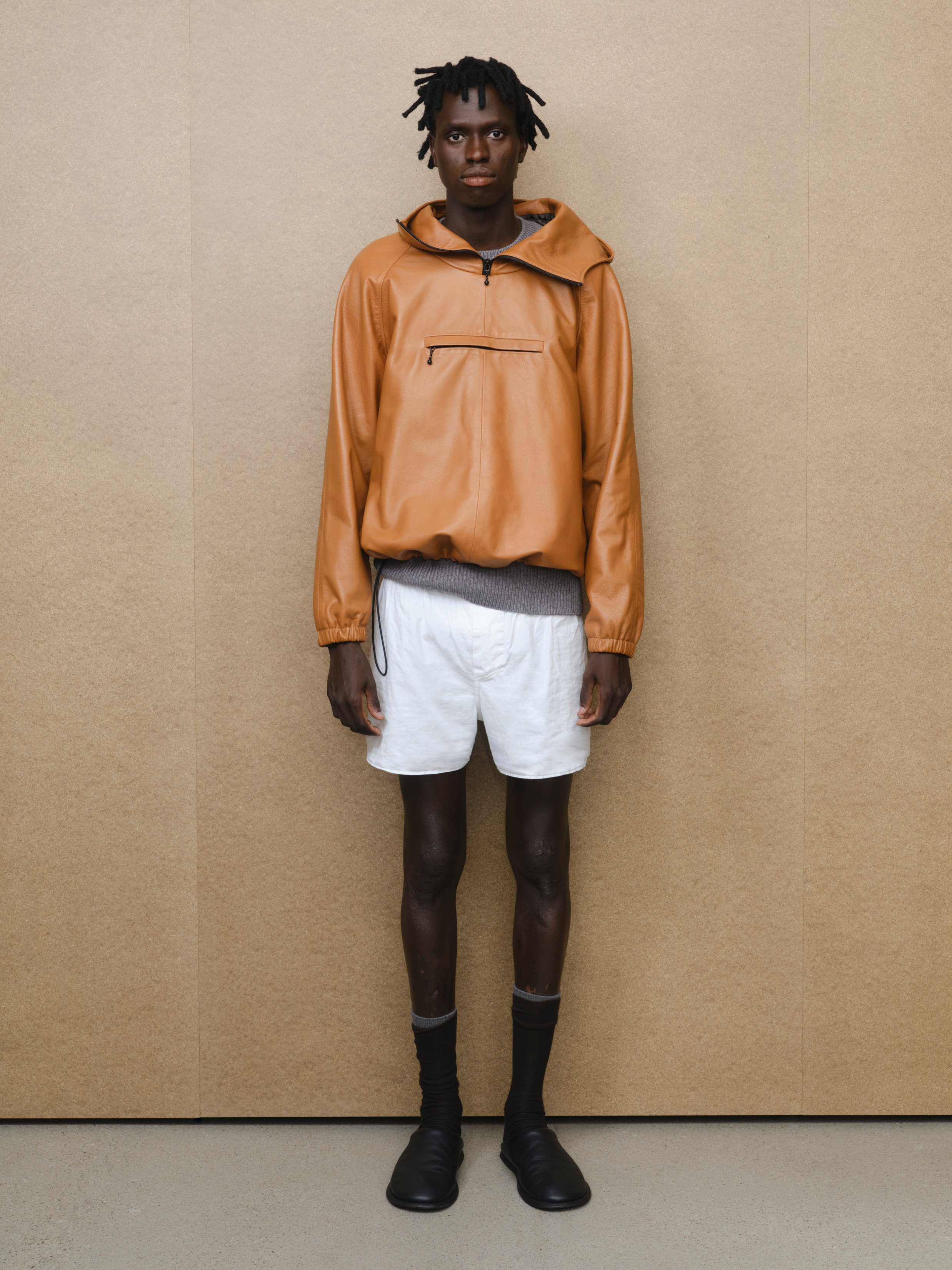Front Zipped Pocket Jacket With Hood