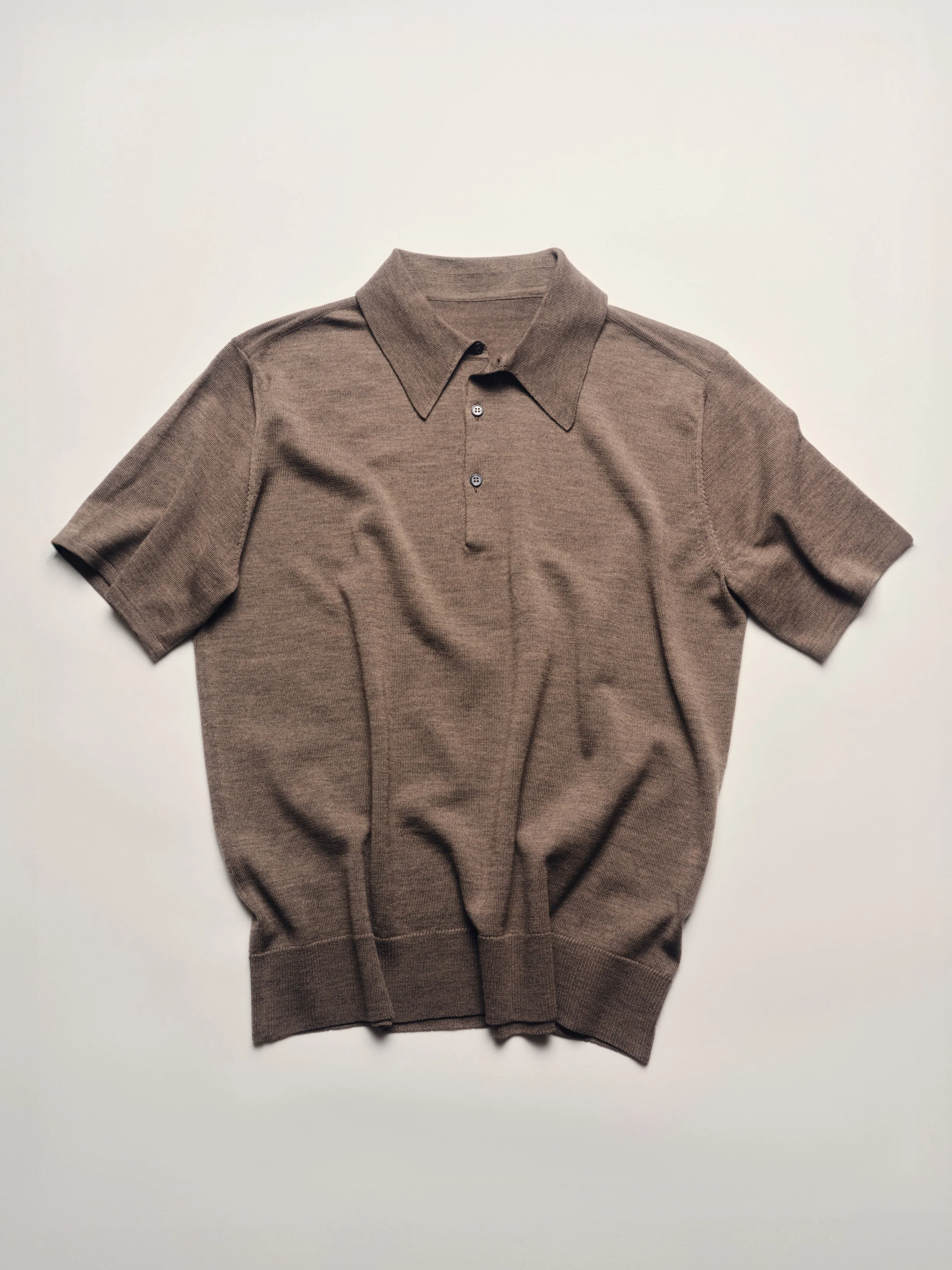 Classic Knitted Polo Shirt