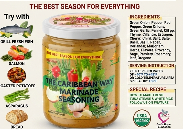 Authentic Caribbean Marinade Seasoning