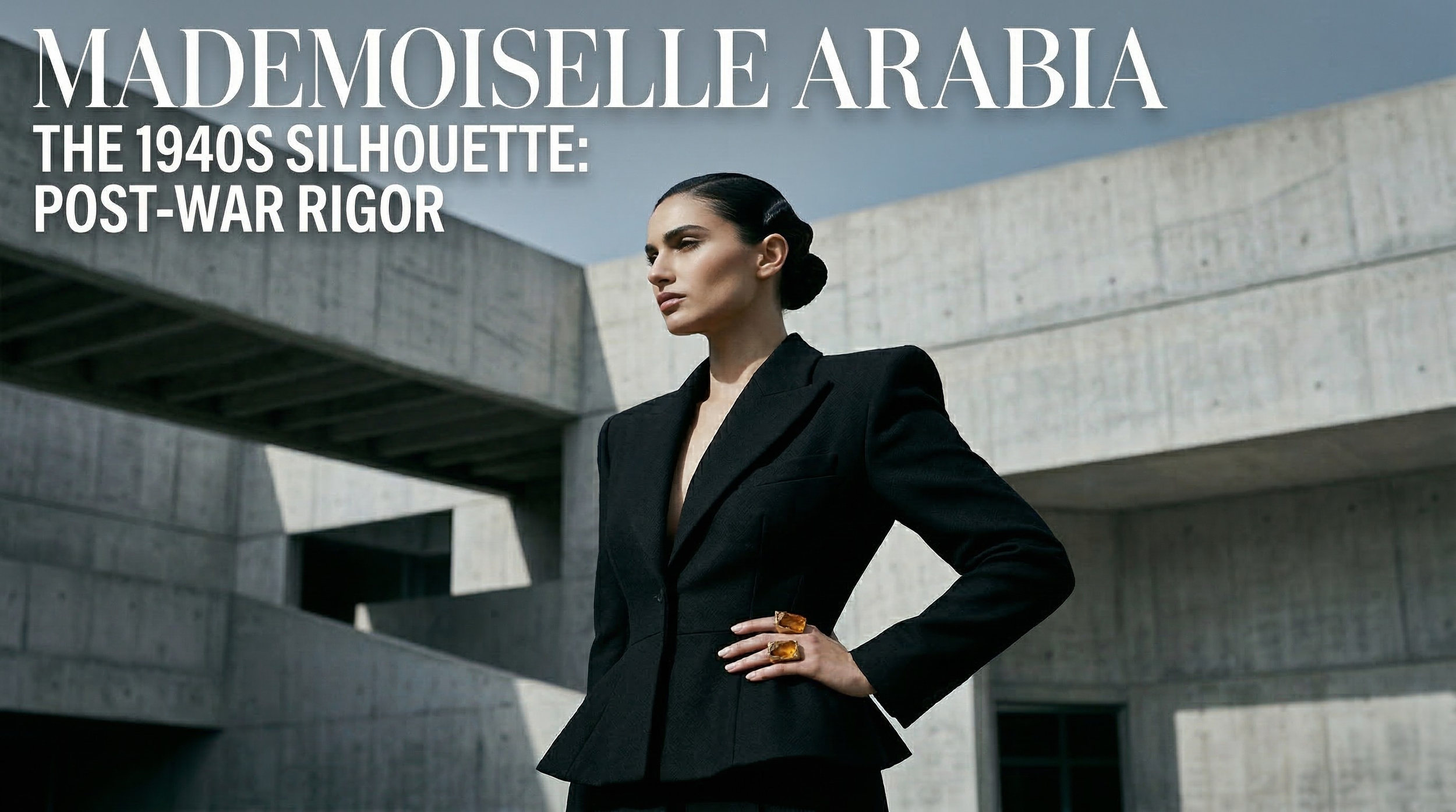 The 1940s Silhouette: Why Post-War Rigor is the New Regional Power Uniform