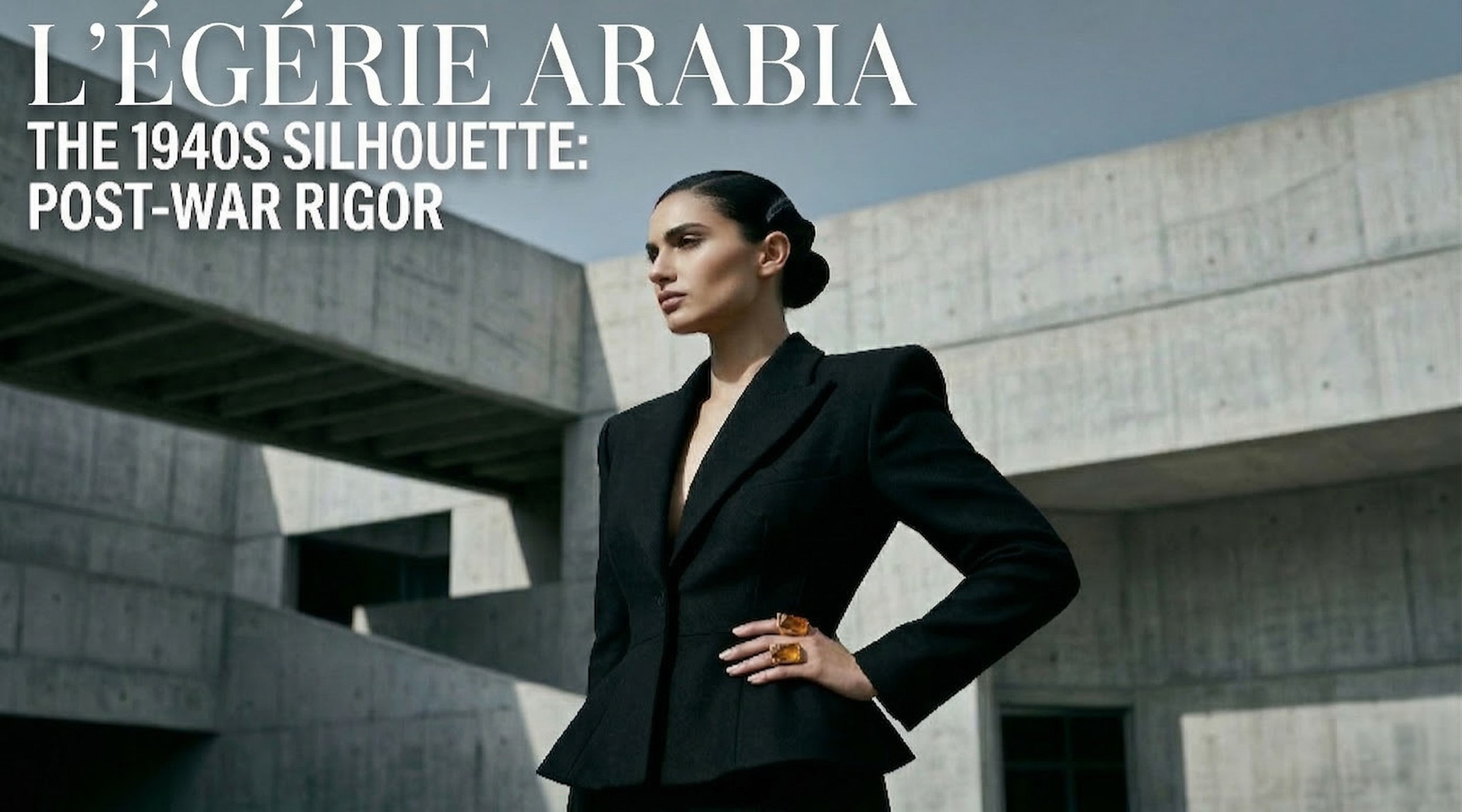 The 1940s Silhouette: Why Post-War Rigor is the New Regional Power Uniform