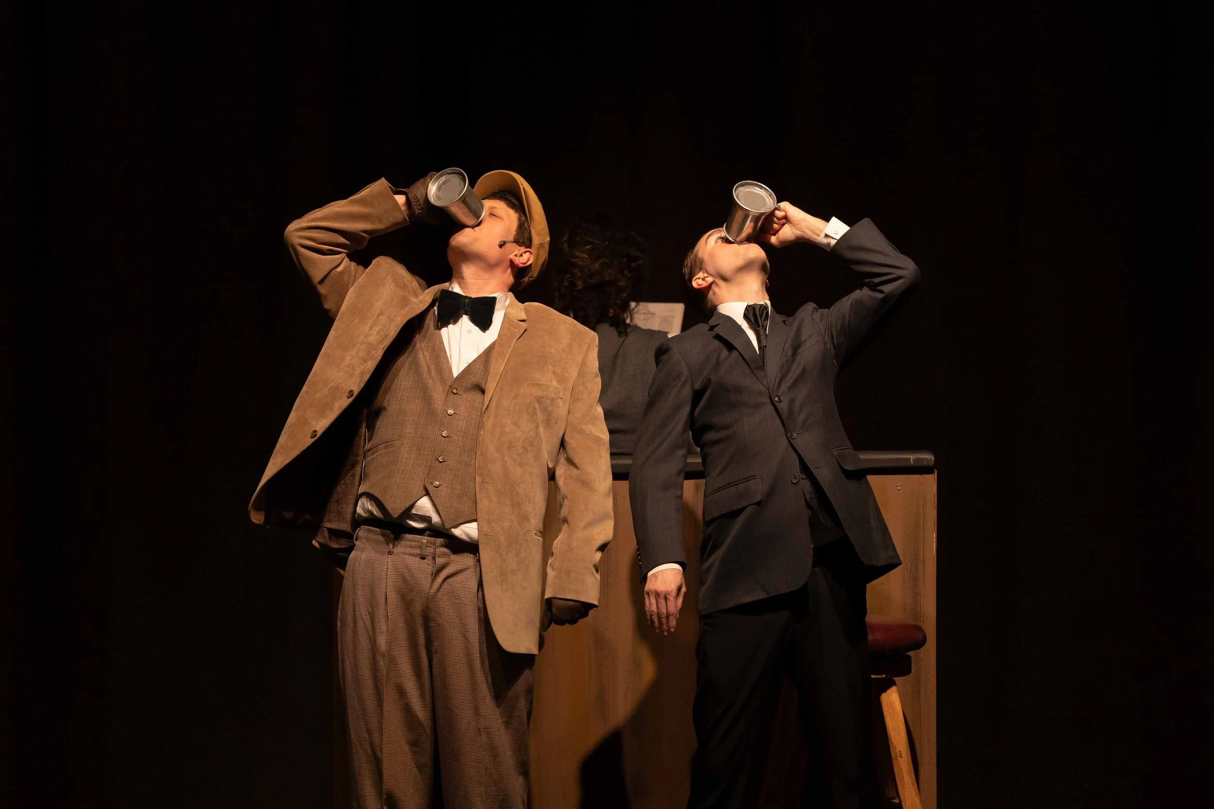 A community theater production of A Gentleman's Guide To Love And Murder.