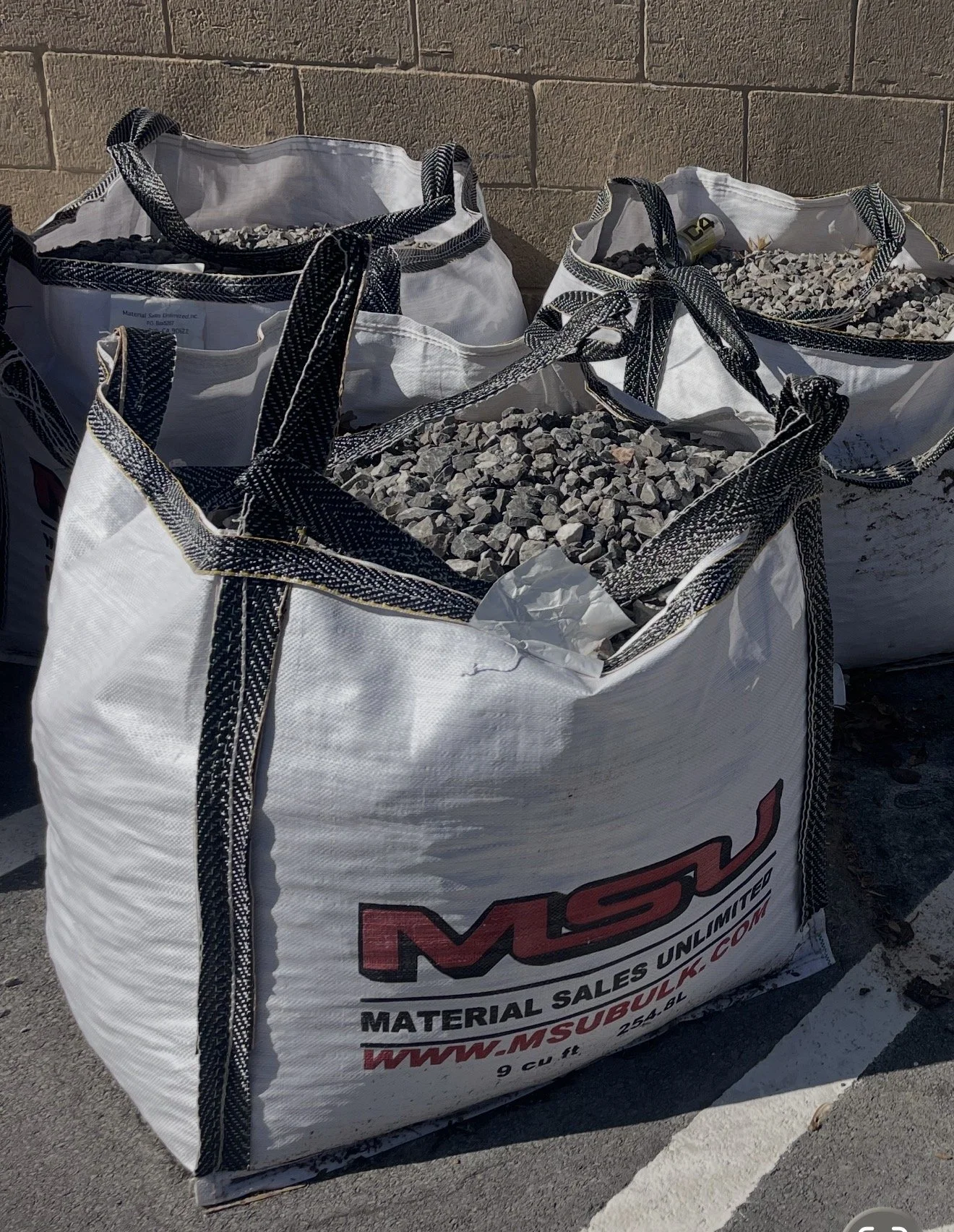 Limestone Gravel Bag 3/8” Screenings
