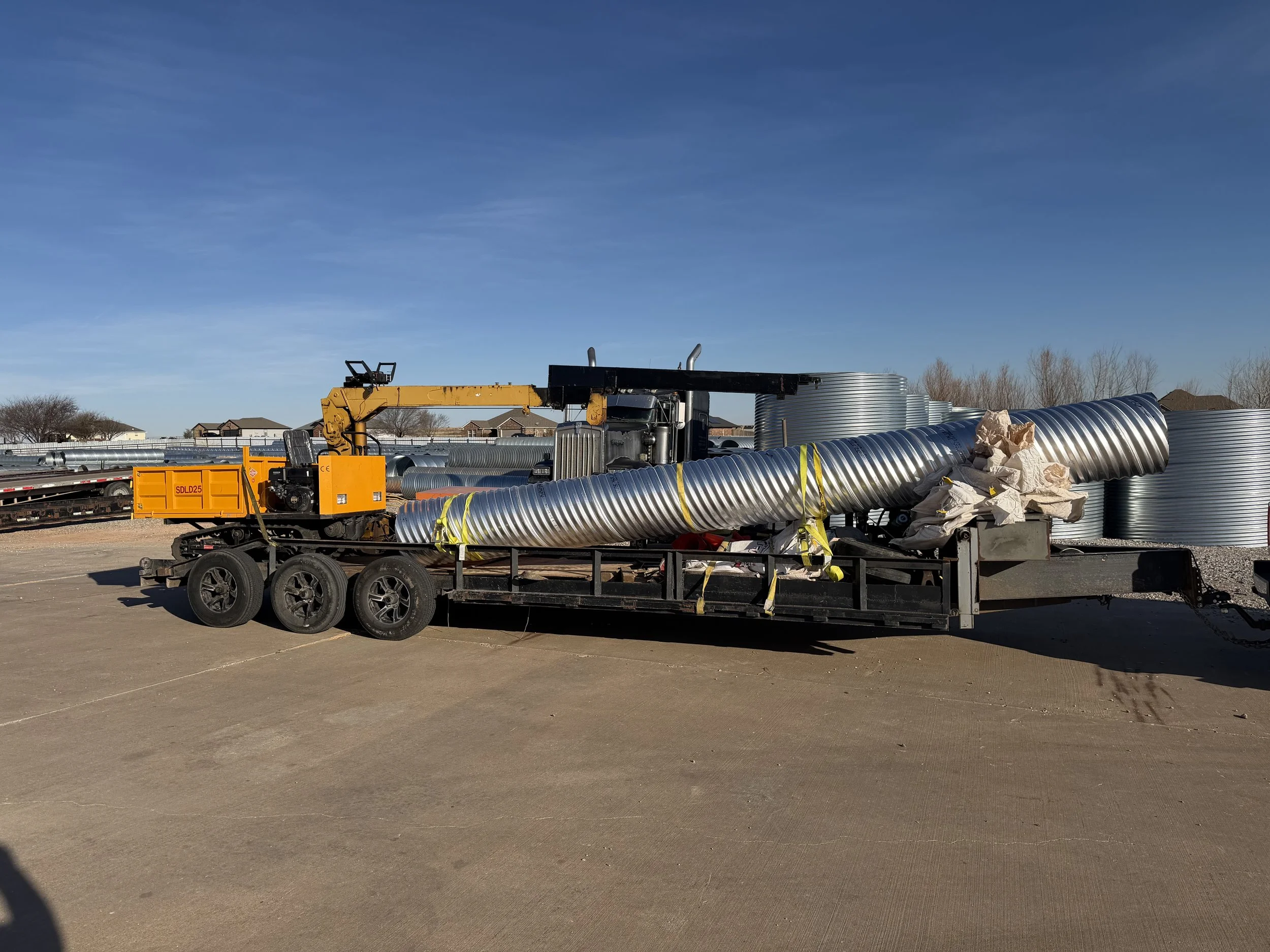 Culvert delivery and installation 
