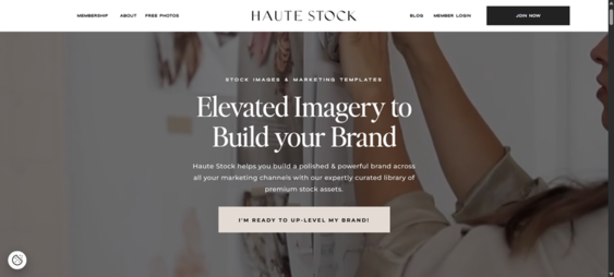 Premium editorial-style stock photography for women entrepreneurs, coaches, and lifestyle brands on Squarespace websites.